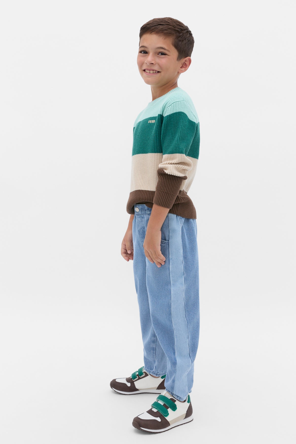 Stripe Crew Knit