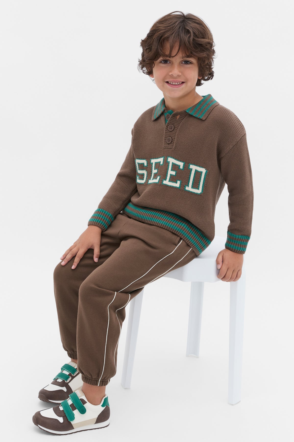 Retro Logo Knit