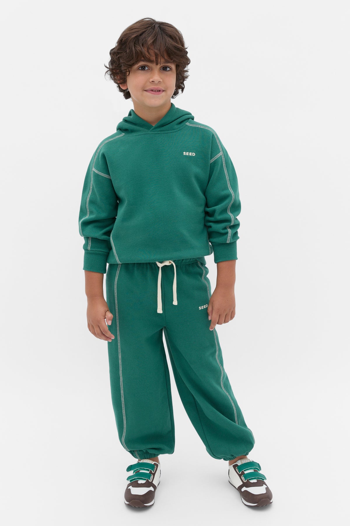 Contrast Stitch Track Pant
