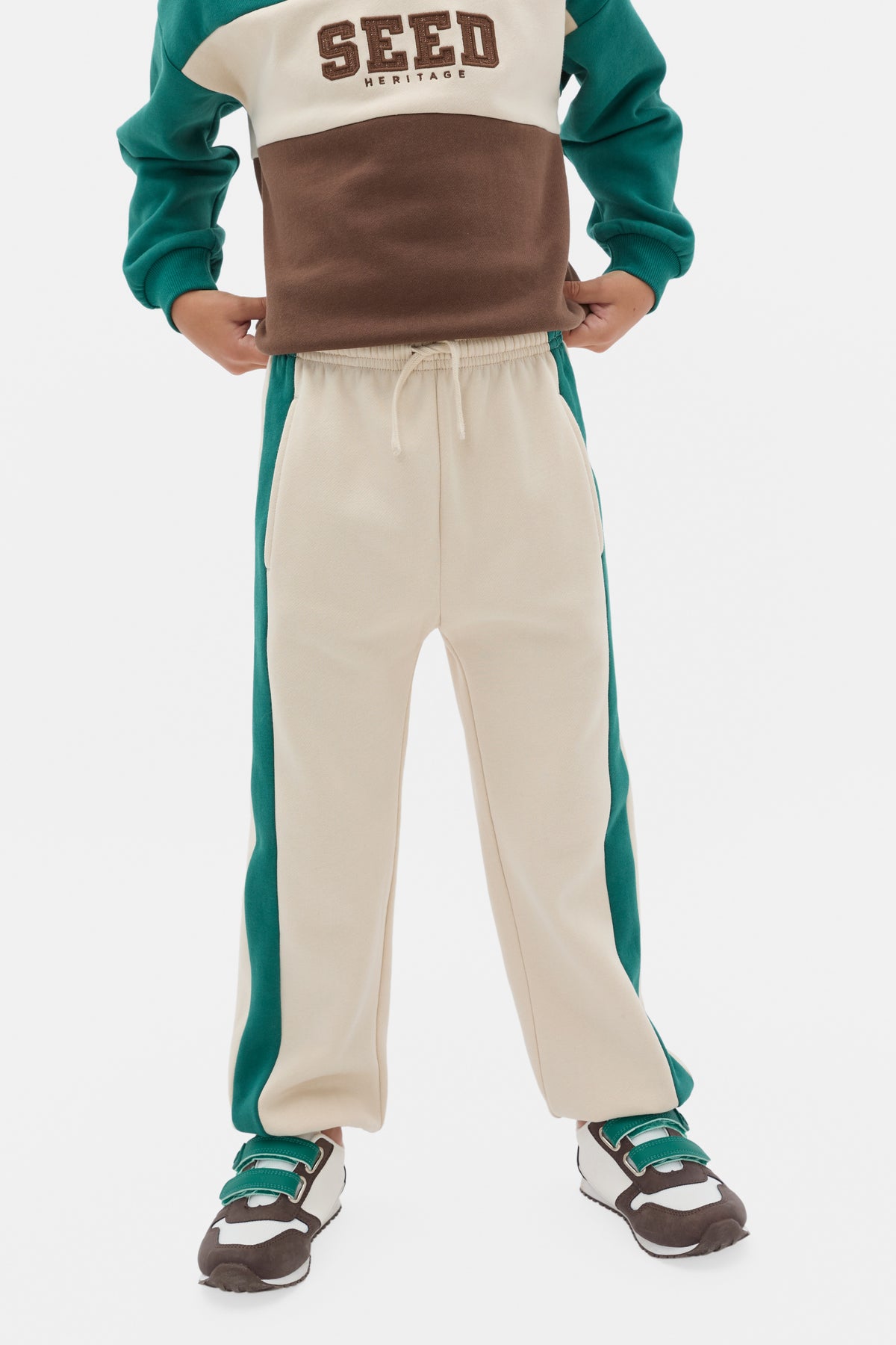 Contrast Panel Track Pant