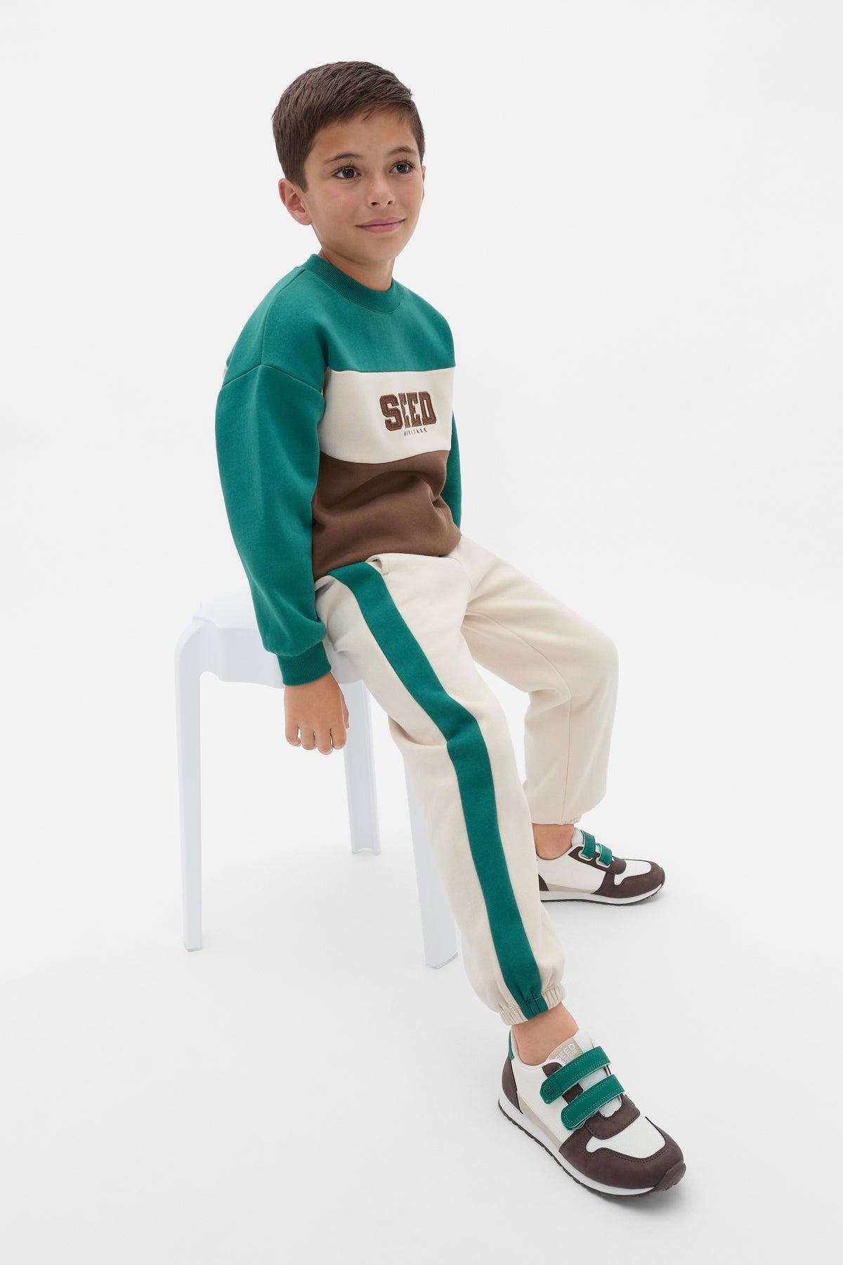 Contrast Panel Track Pant