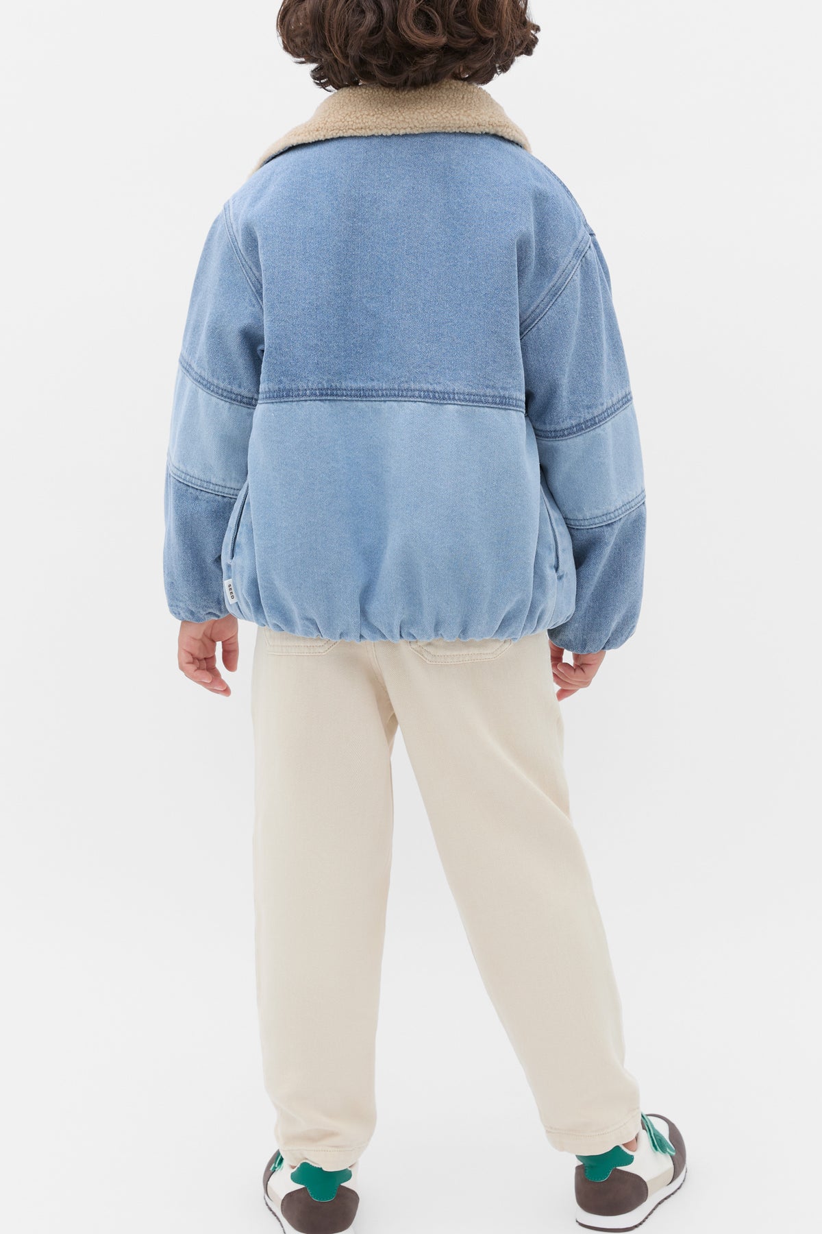Two Tone Denim Bomber
