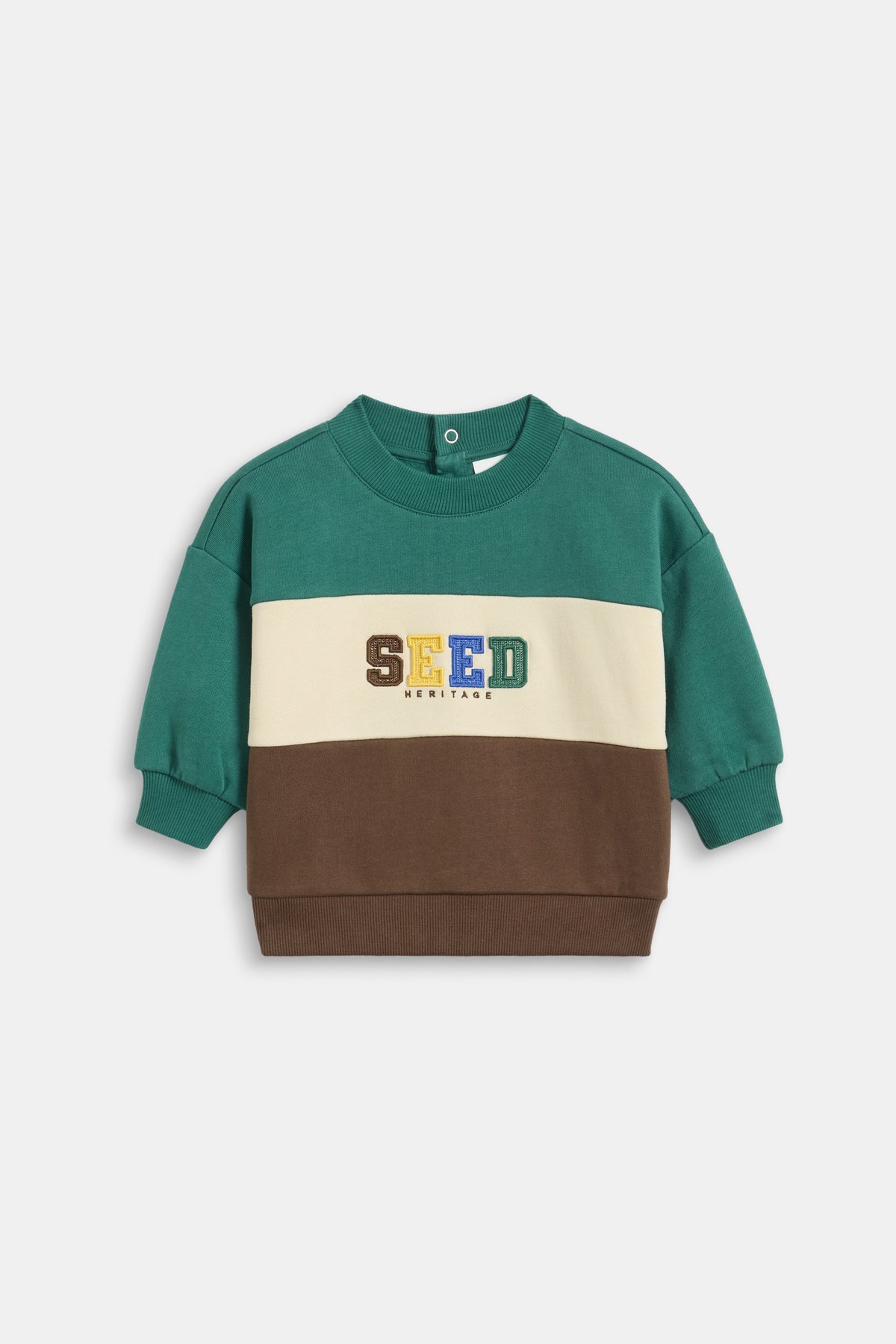 Colourblock Logo Sweat