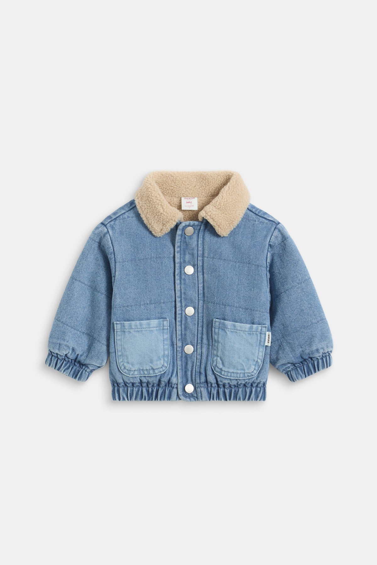Two Tone Denim Bomber