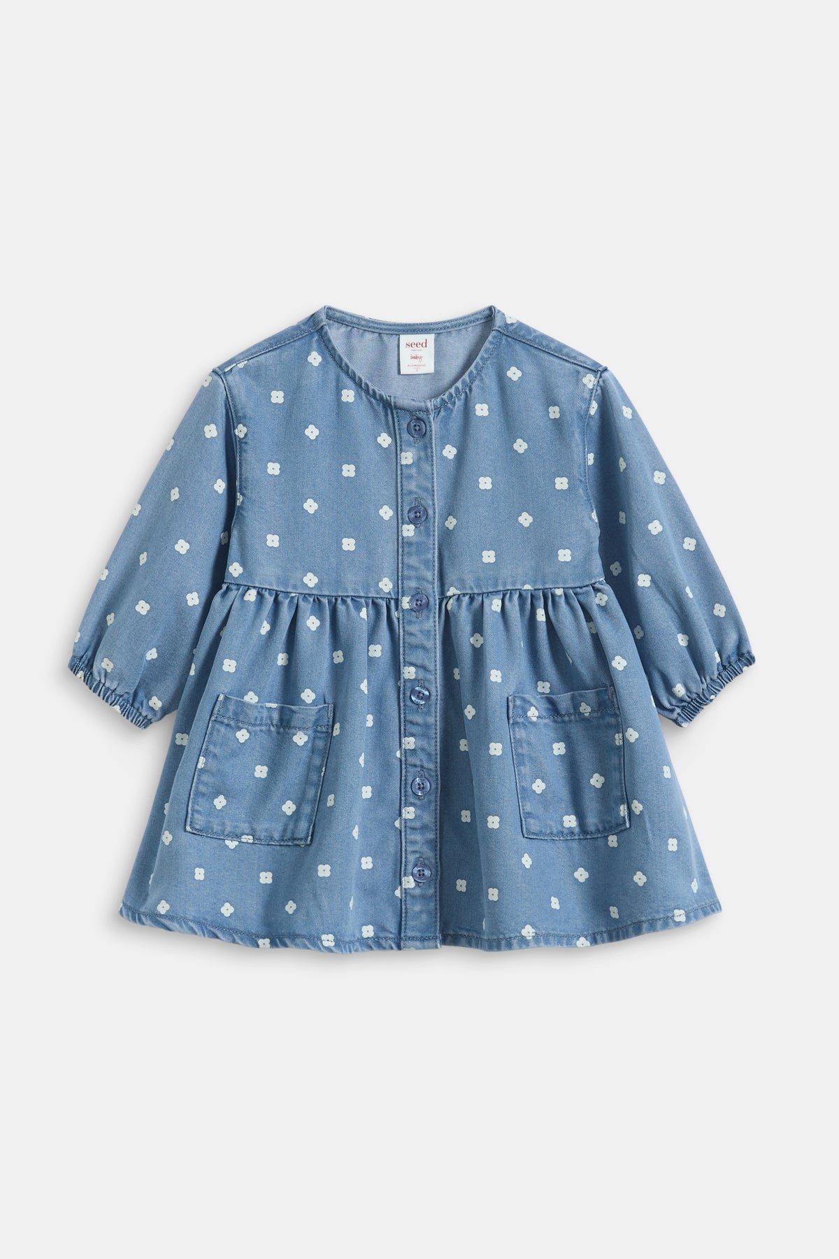 Floral Denim Dress