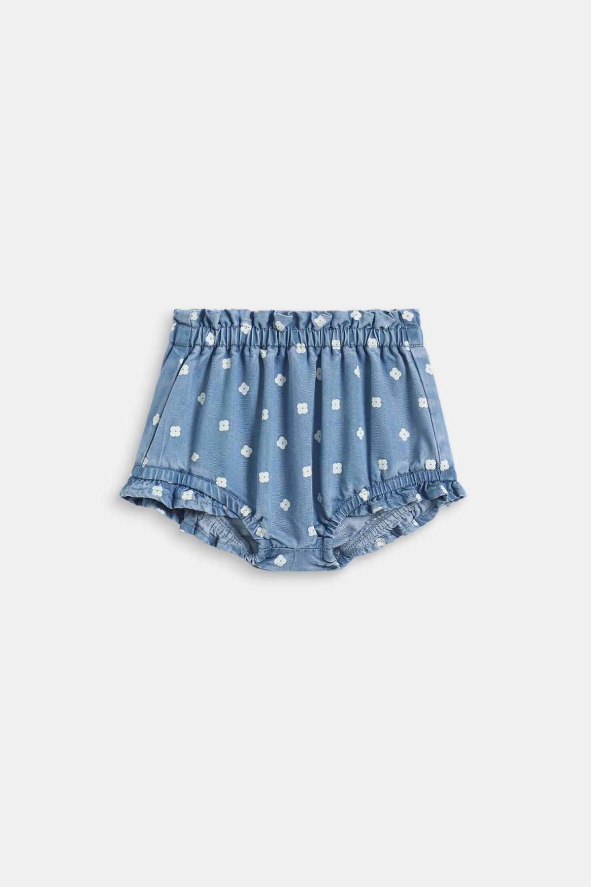 Floral Denim Bloomer