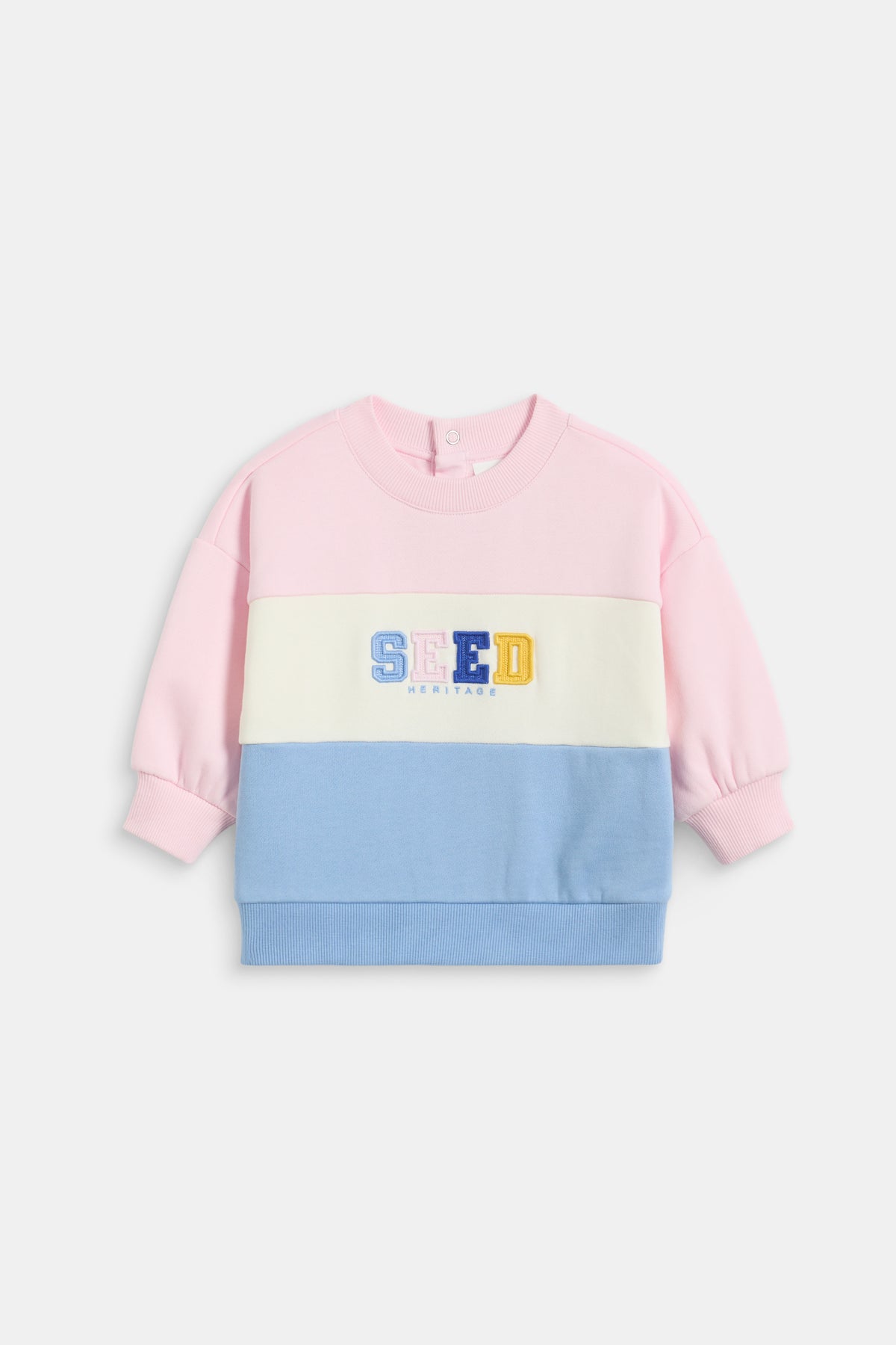 Colour Block Logo Sweat