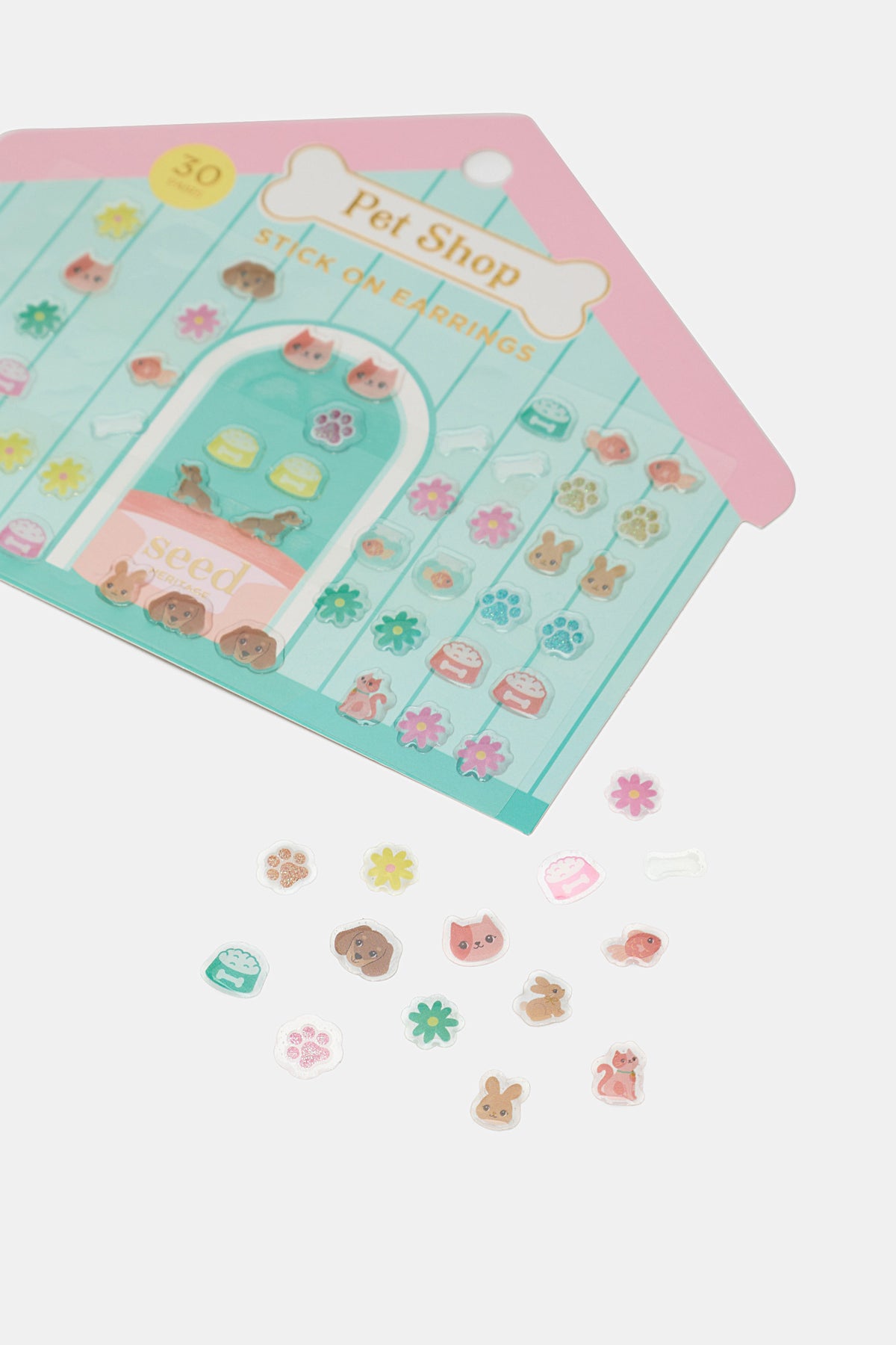 Pet Shop Stick on Earrings