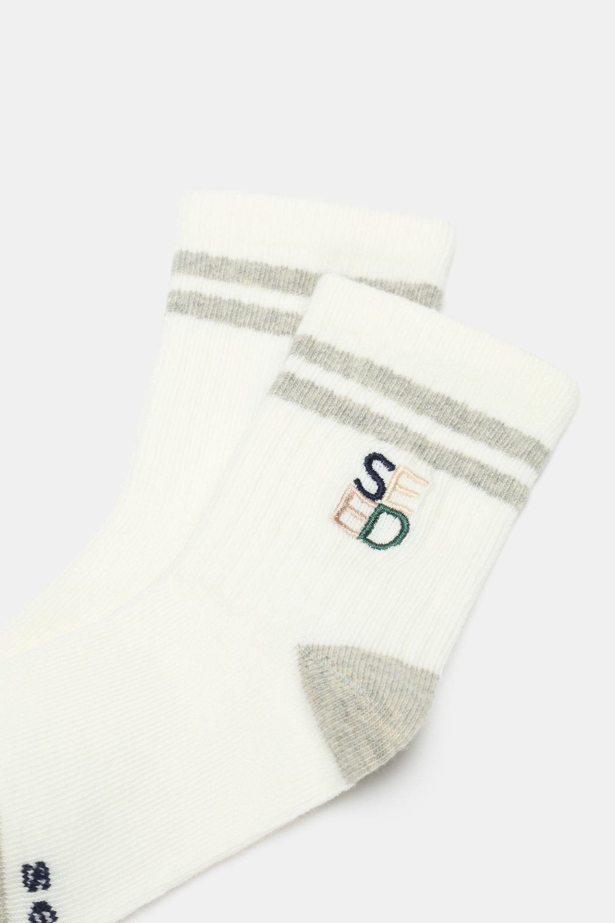 Quad Logo Rib Sock