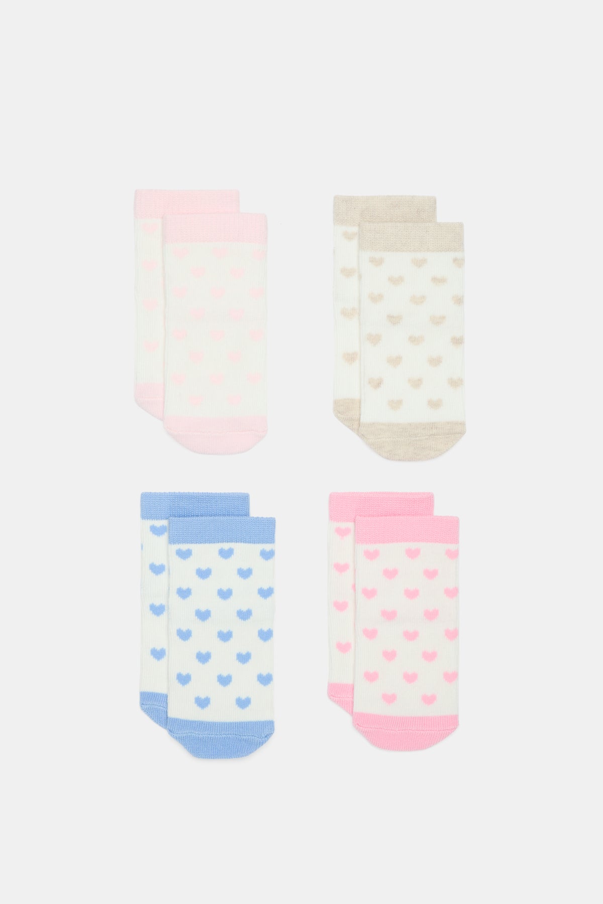Baby Hearts Sock 4 Pack