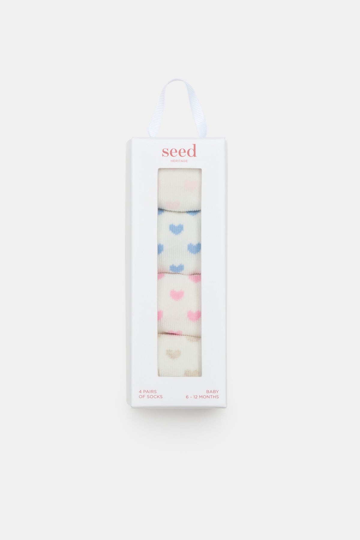 Baby Hearts Sock 4 Pack
