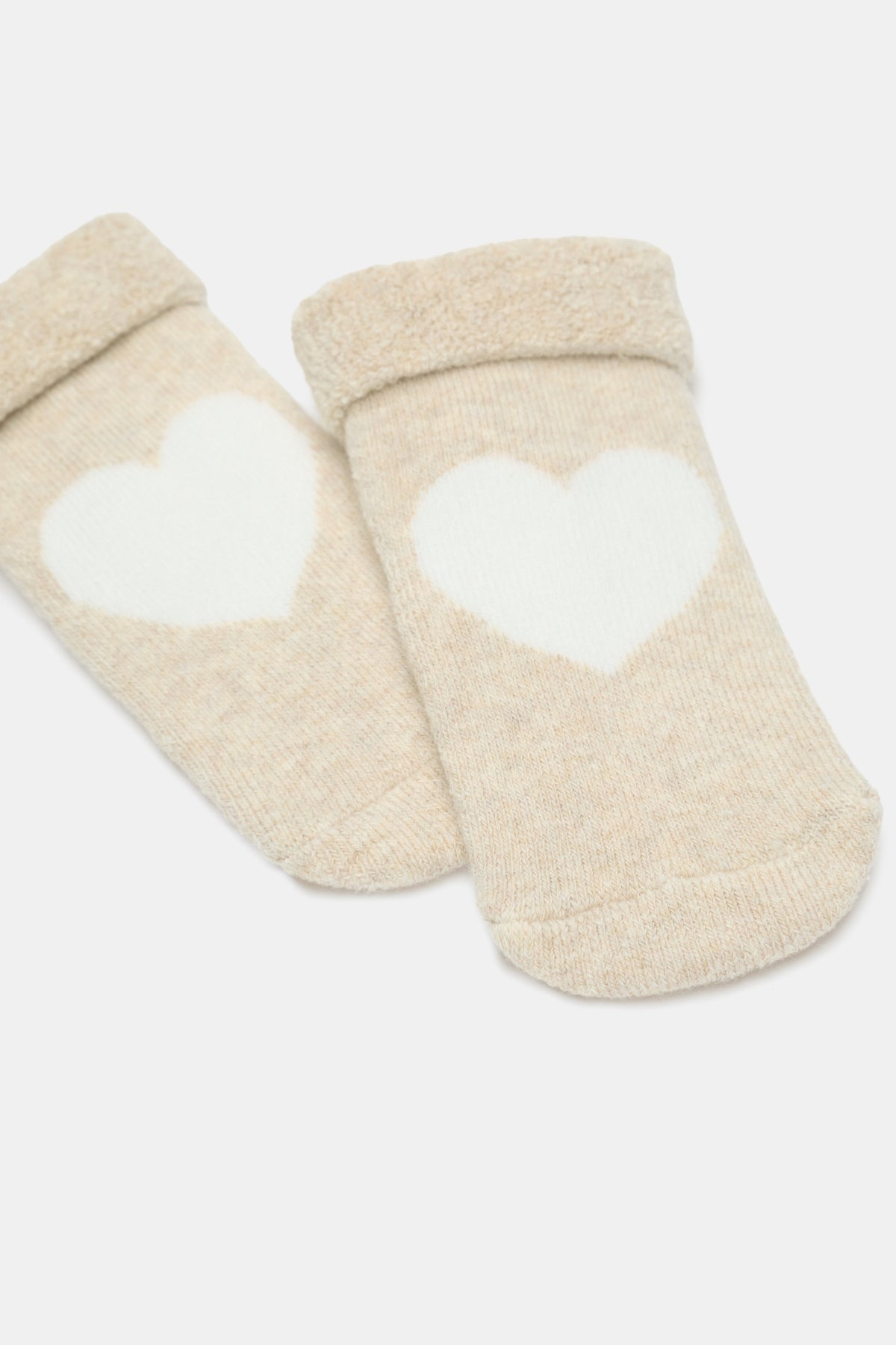 Newborn Terry Heart Sock