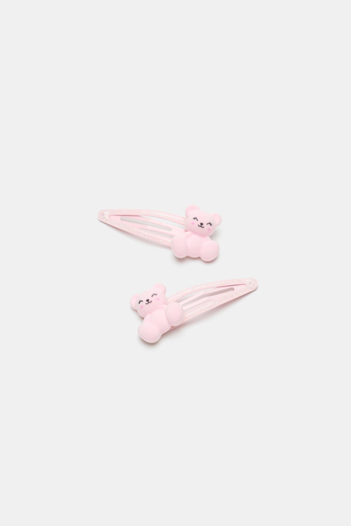Flocked Bear Snaps