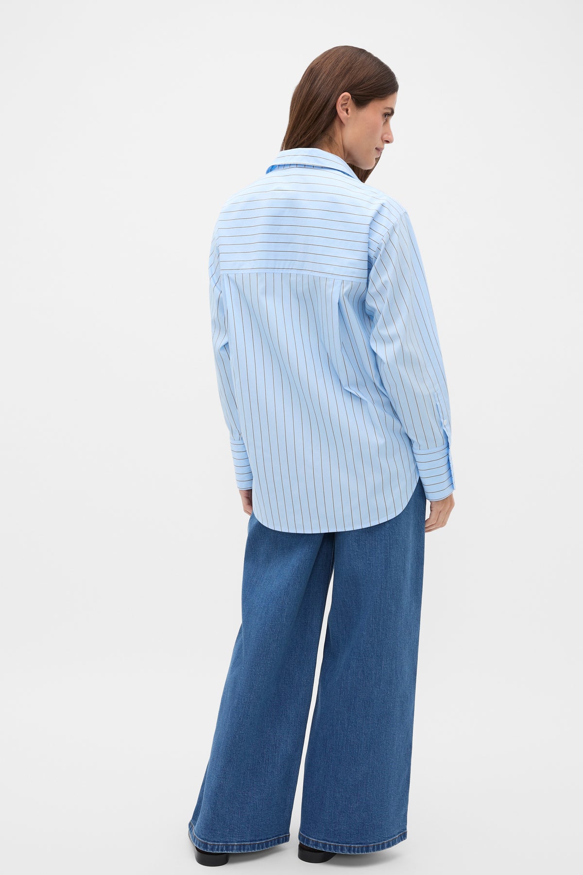 Textured Stripe Relaxed Shirt
