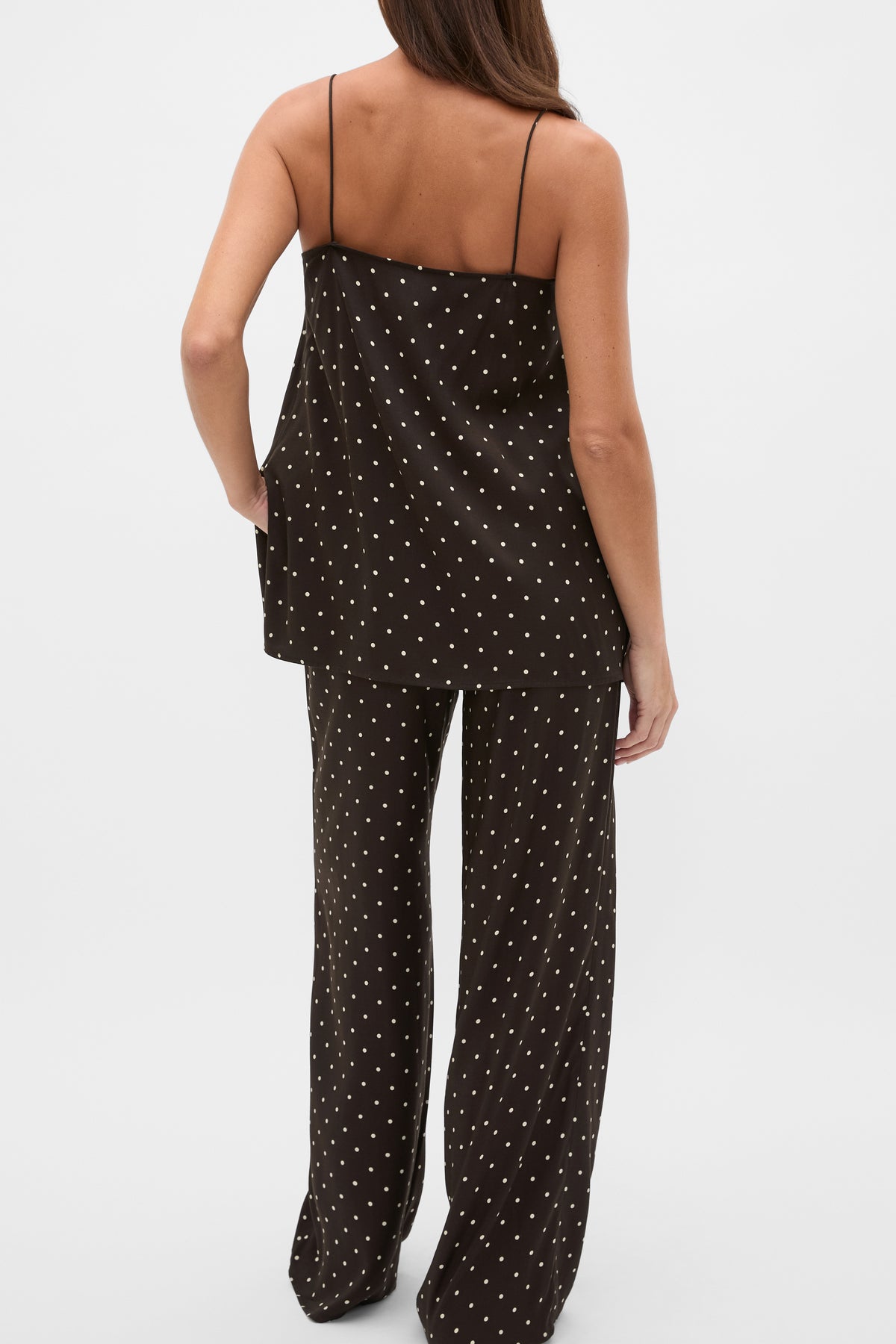 Spot Print Longline Cami