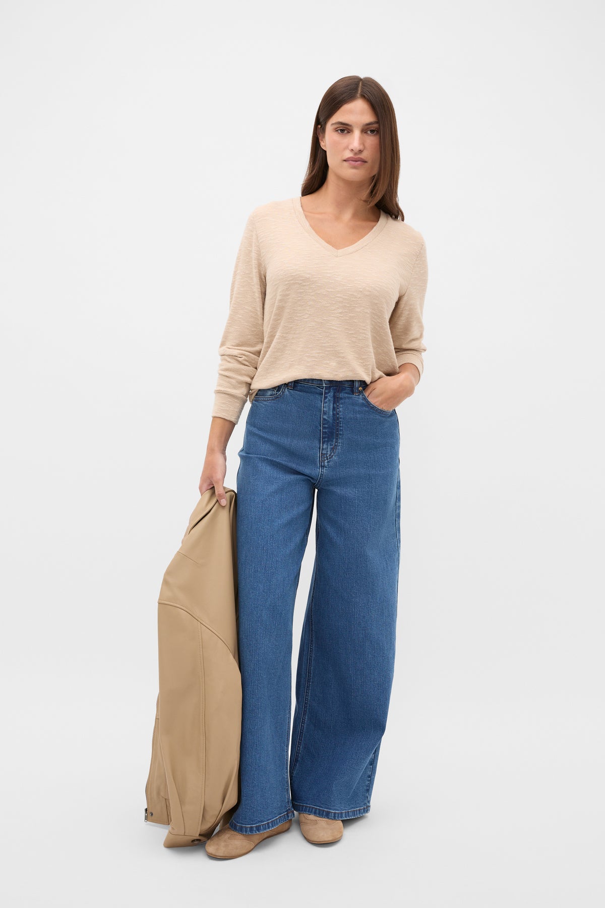 Supersoft V Neck Top