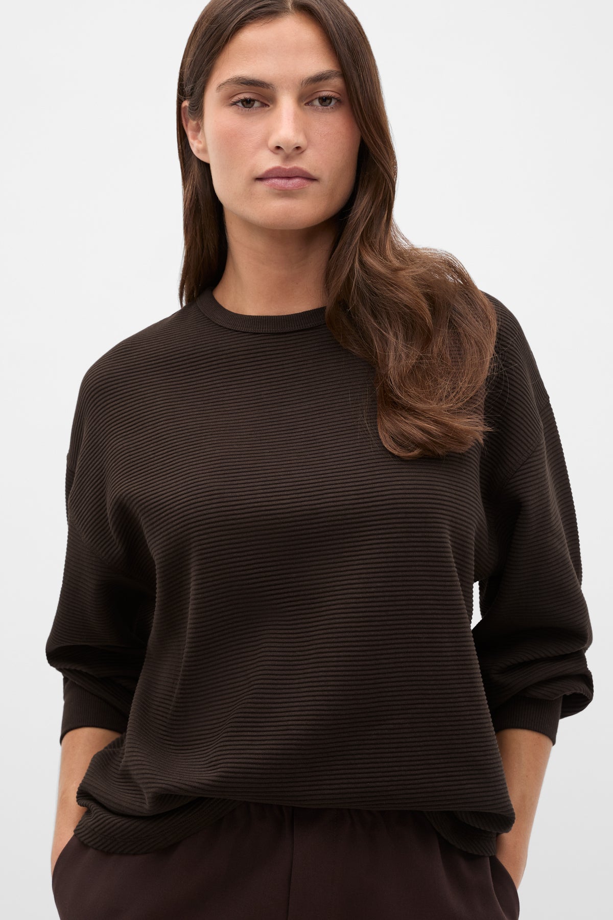 Ribbed Relaxed Sweat