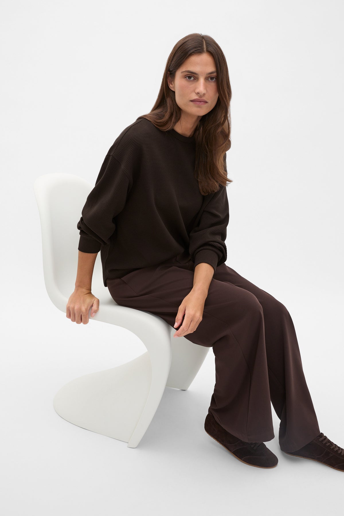 Ribbed Relaxed Sweat