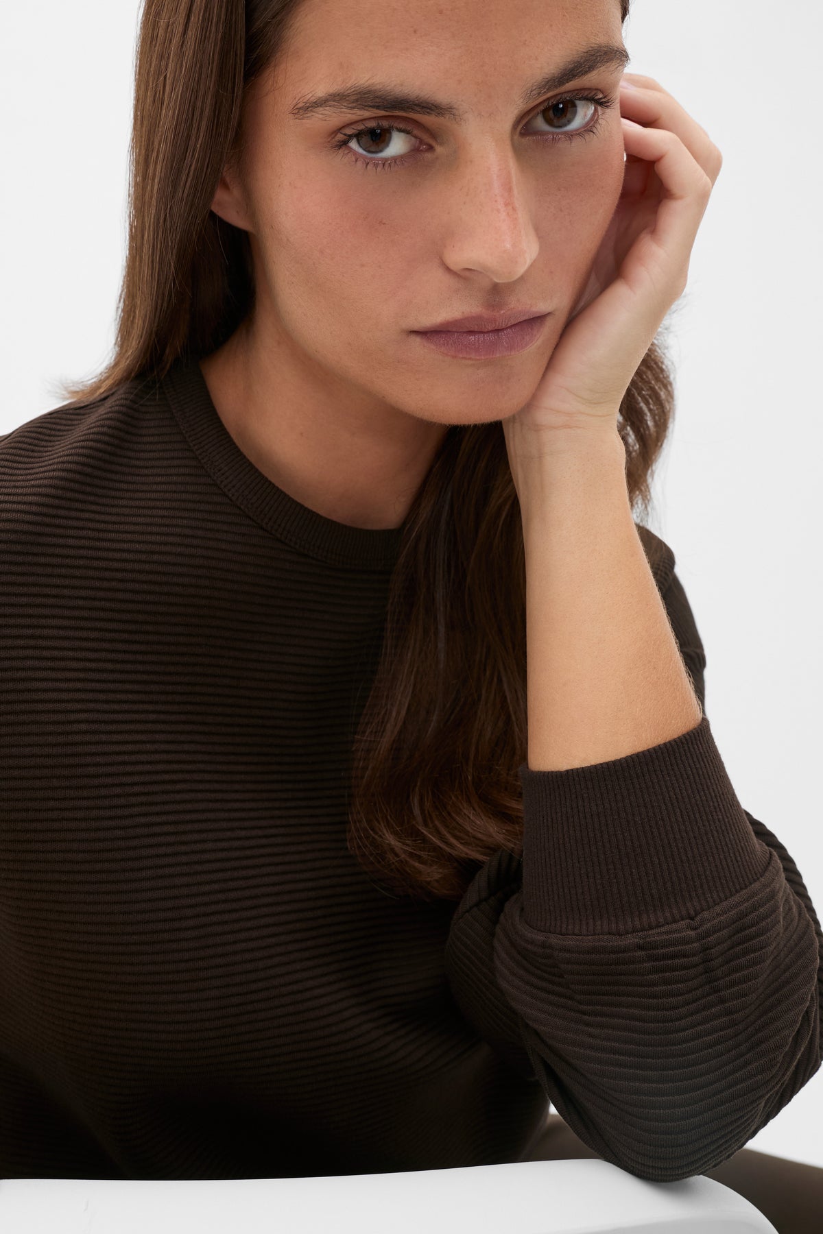 Ribbed Relaxed Sweat