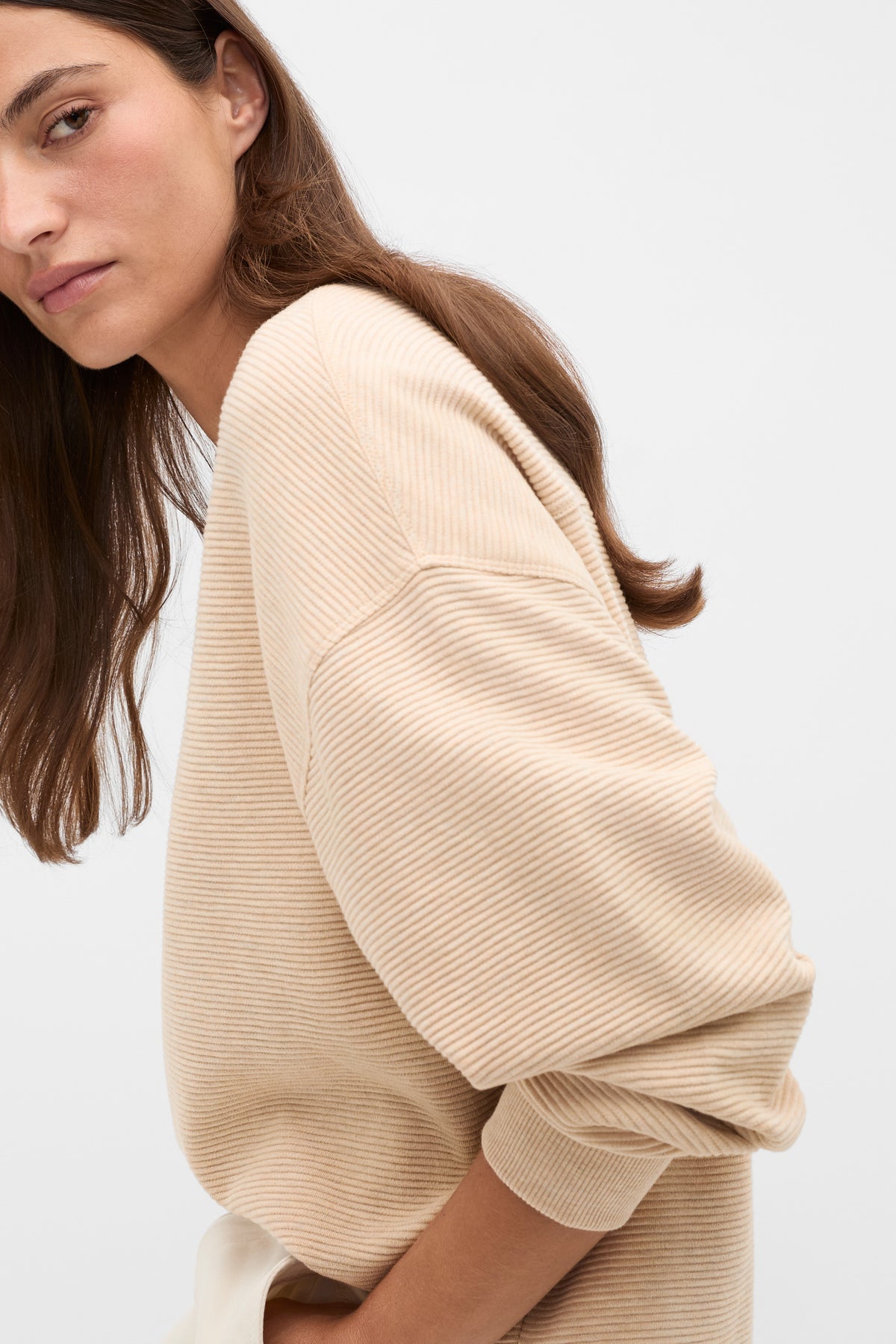 Ribbed Relaxed Sweat