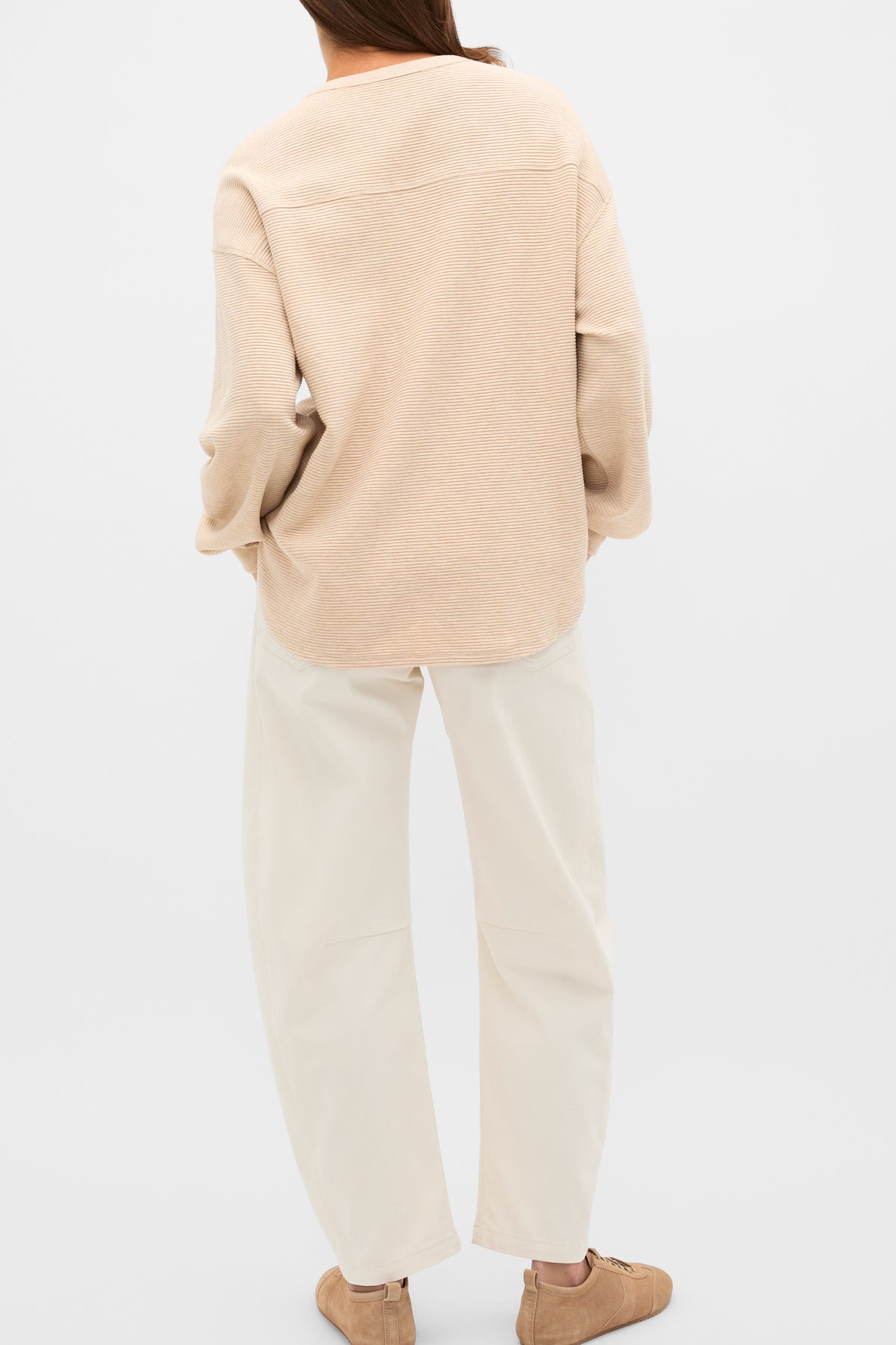 Ribbed Relaxed Sweat
