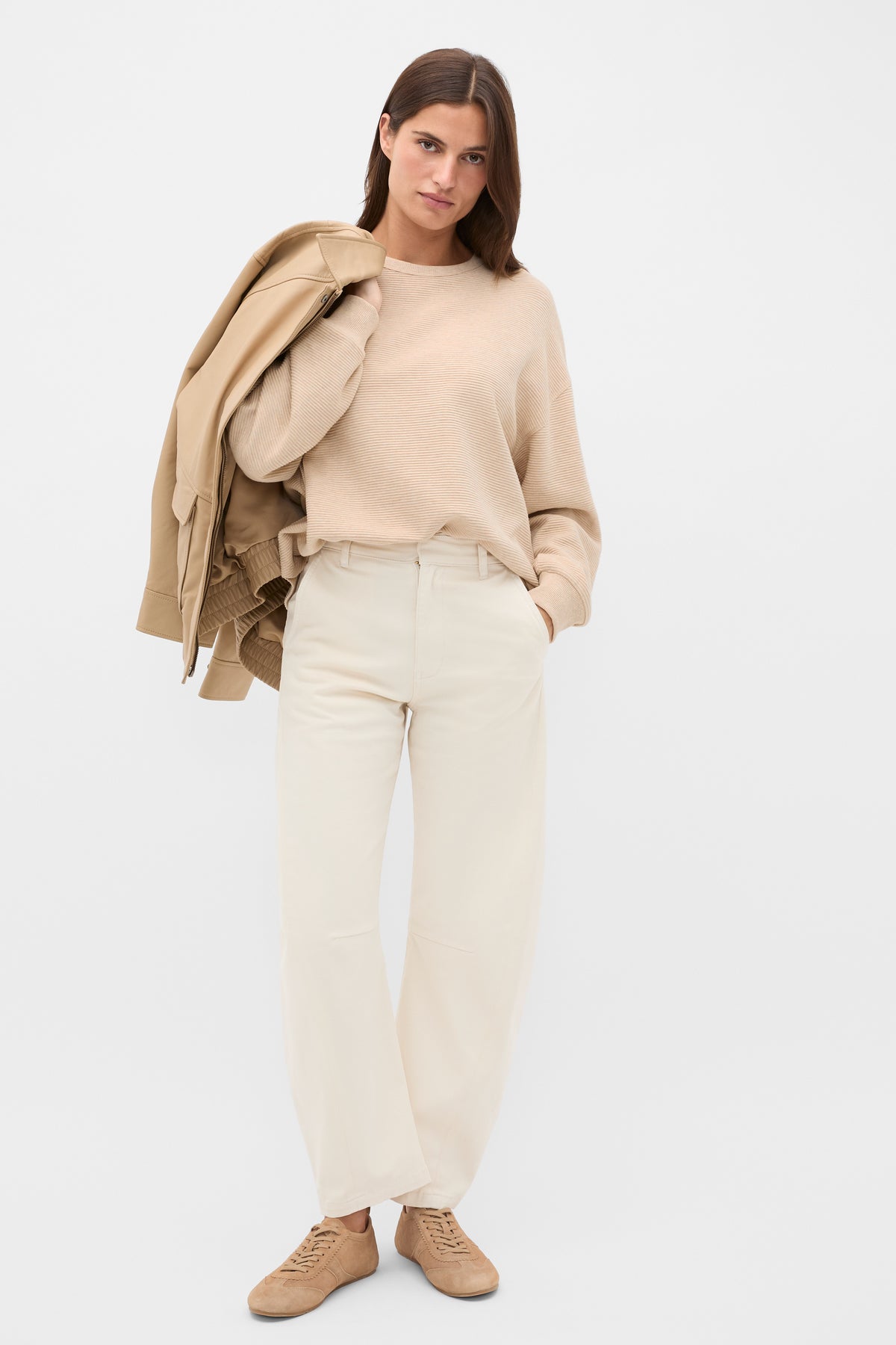 Ribbed Relaxed Sweat