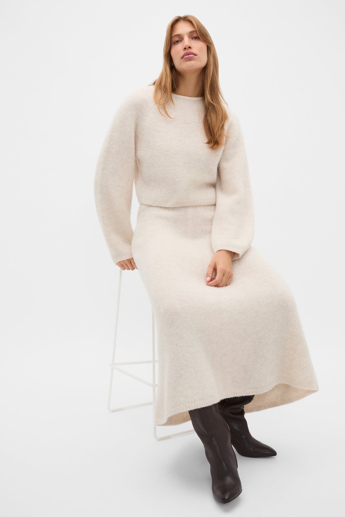 Luxe Fluffy Crop Knit