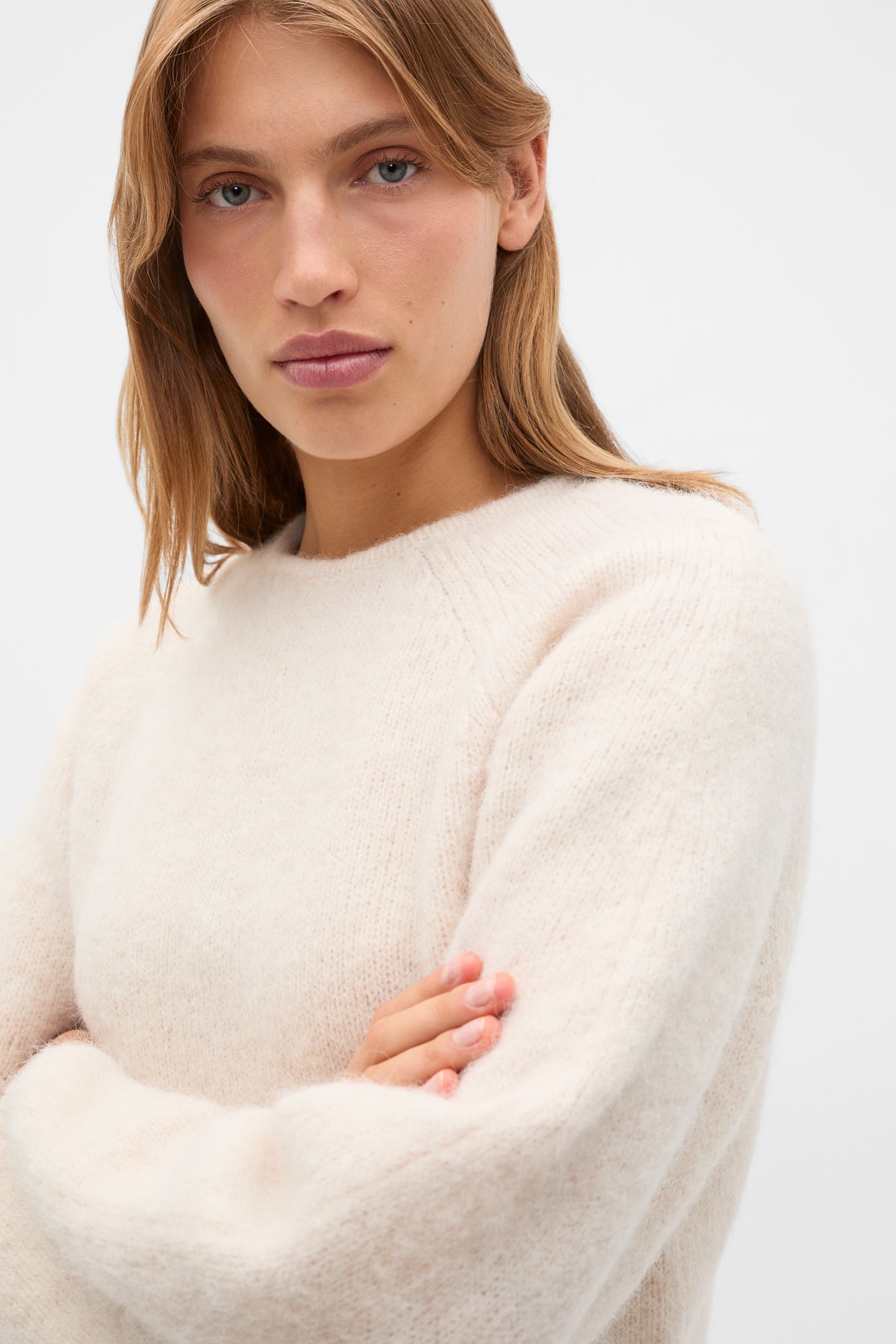Luxe Fluffy Crop Knit