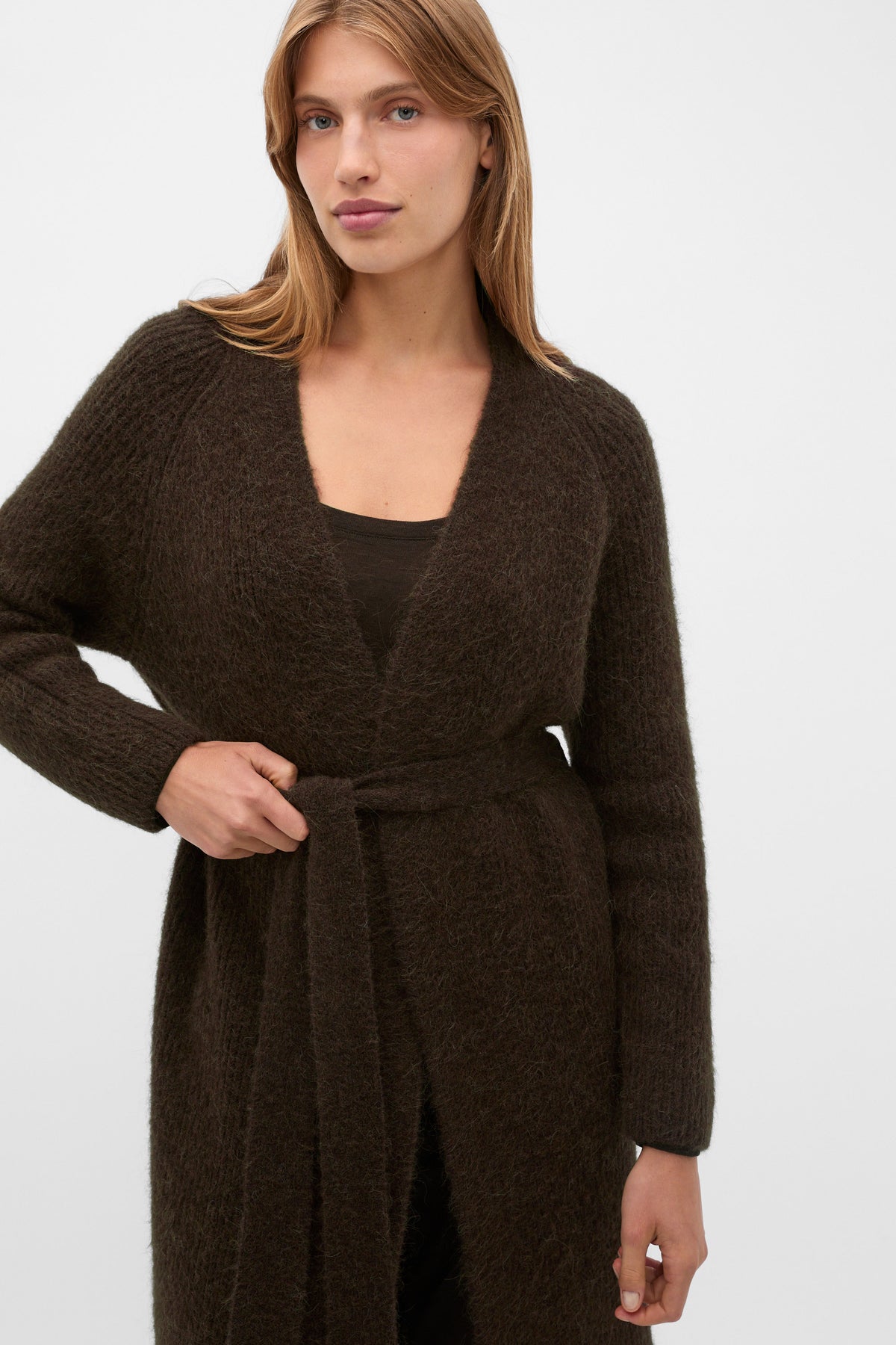 Luxe Fluffy Long Cardigan