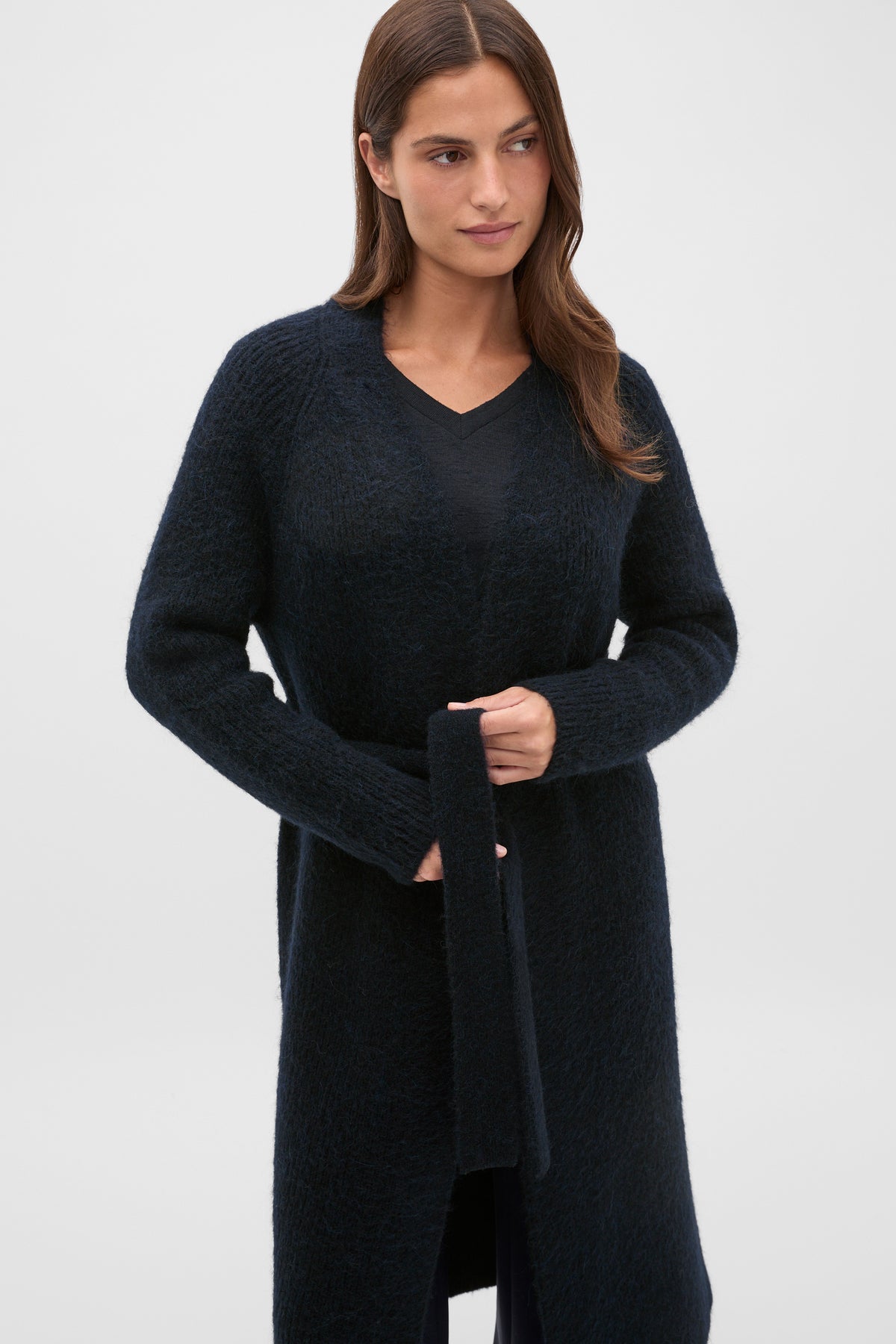Luxe Fluffy Long Cardigan