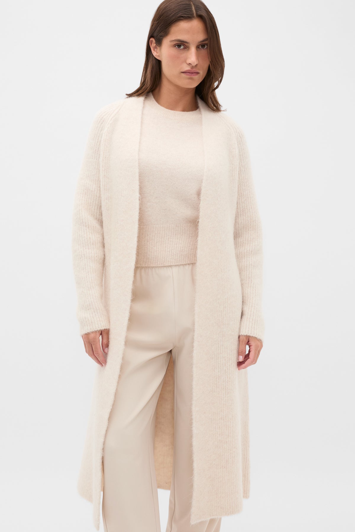 Luxe Fluffy Long Cardigan