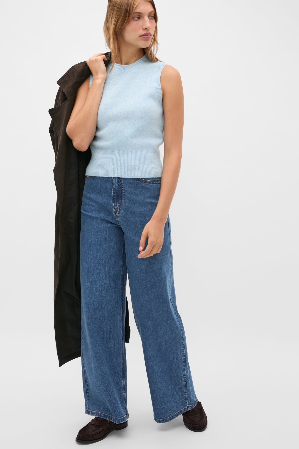 Brushed Wool Vest