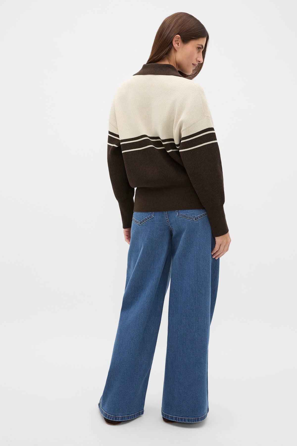 Collared Breton Stripe Knit