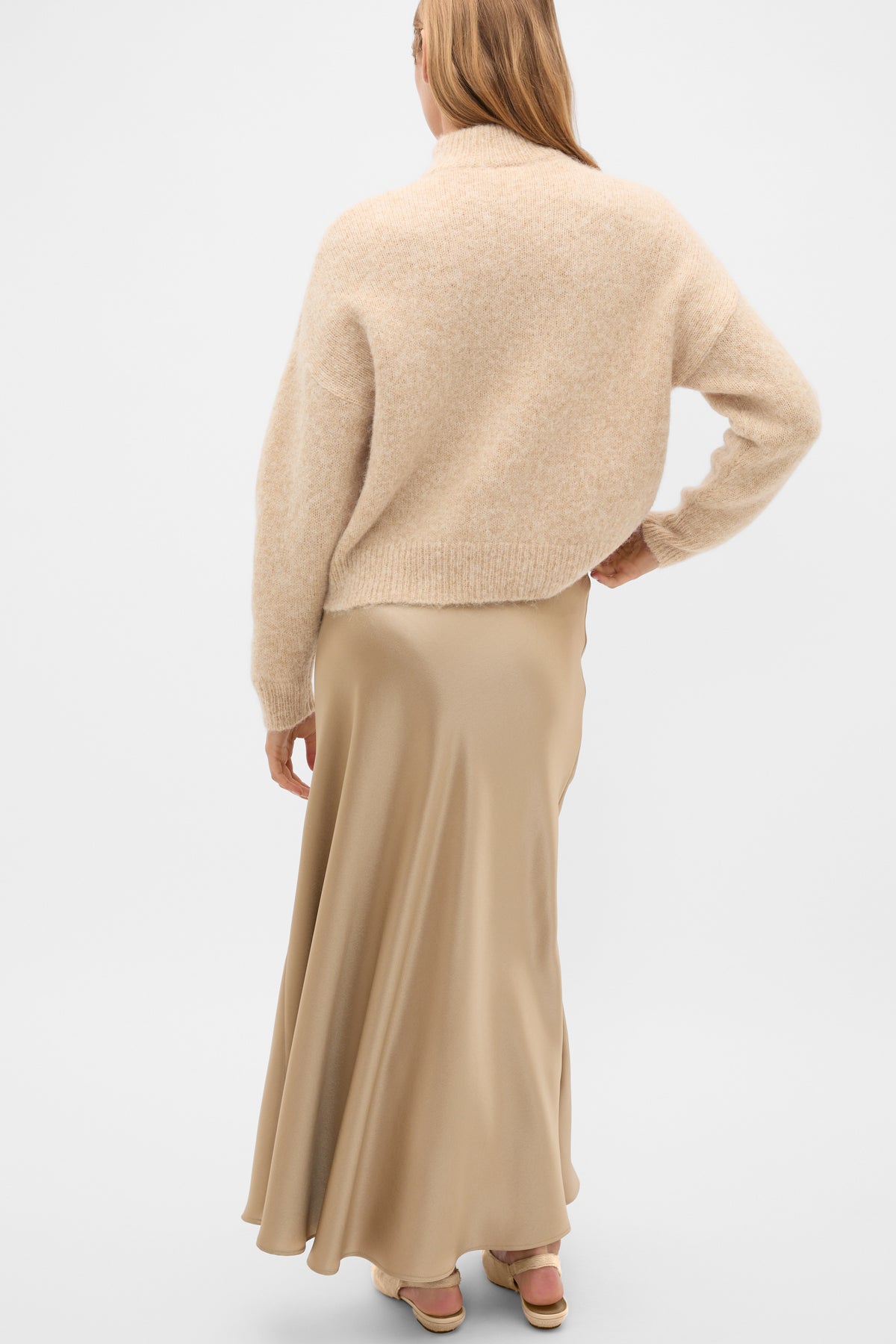 Lofty Mock Neck Knit