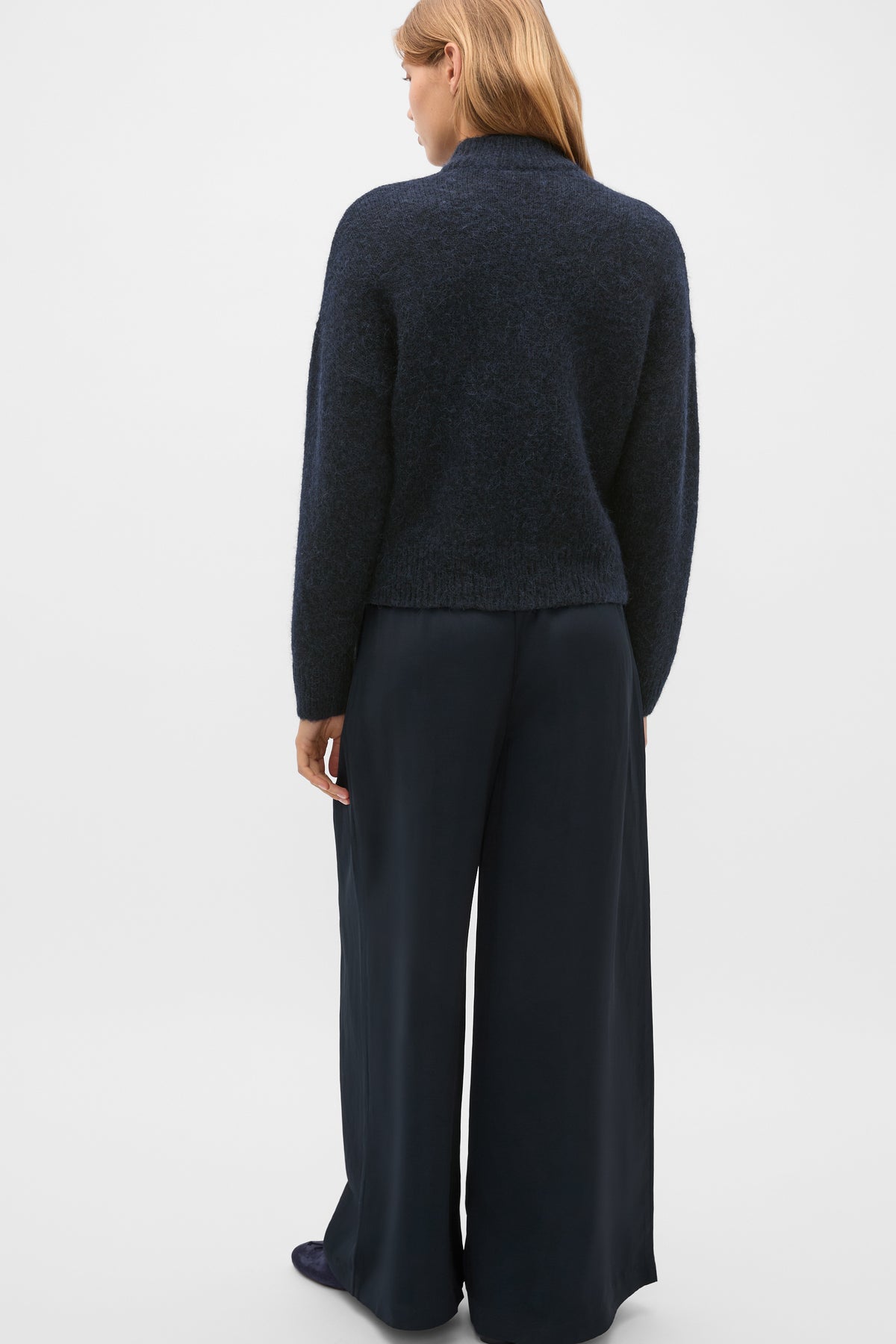 Lofty Mock Neck Knit