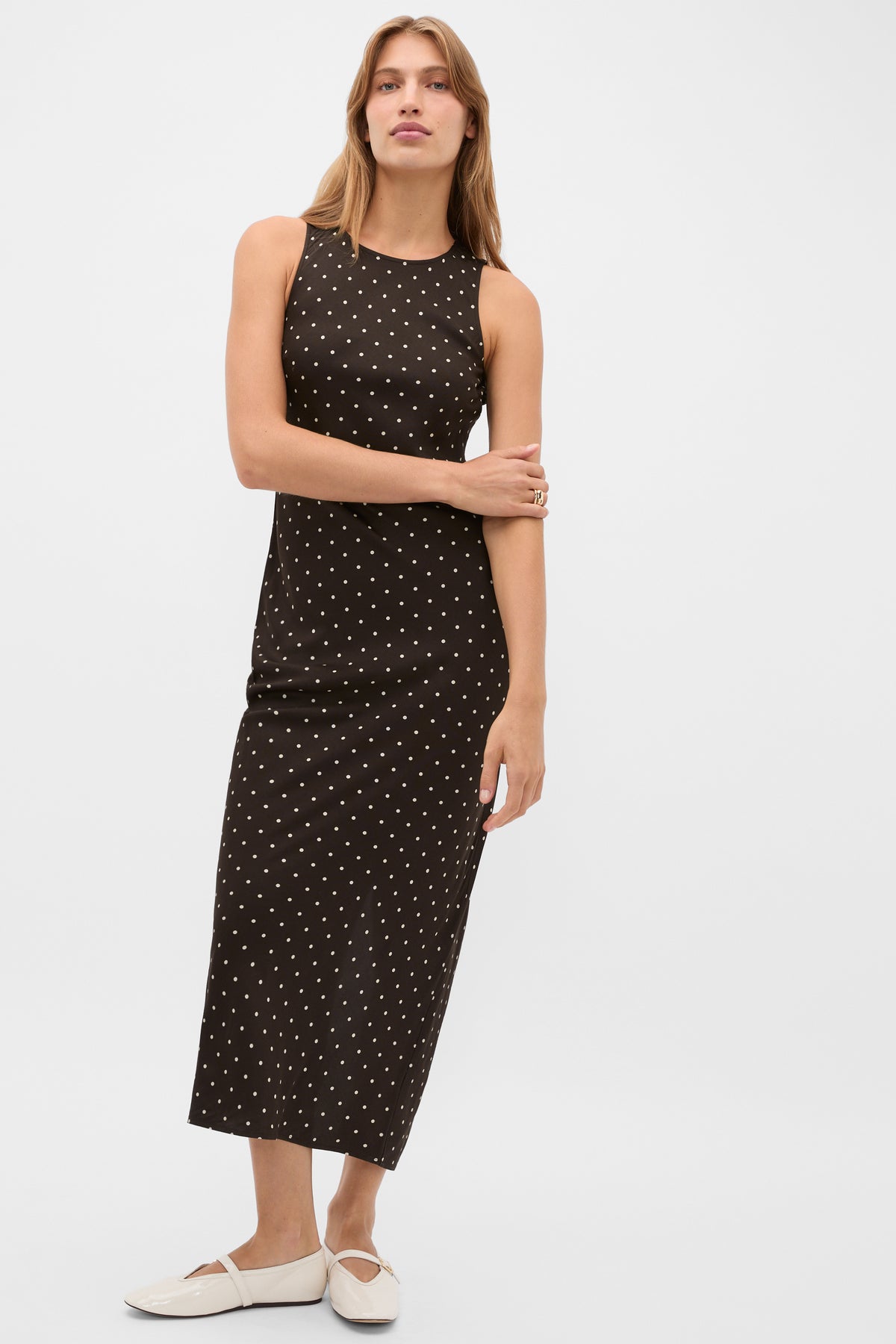 Spot Print Dress