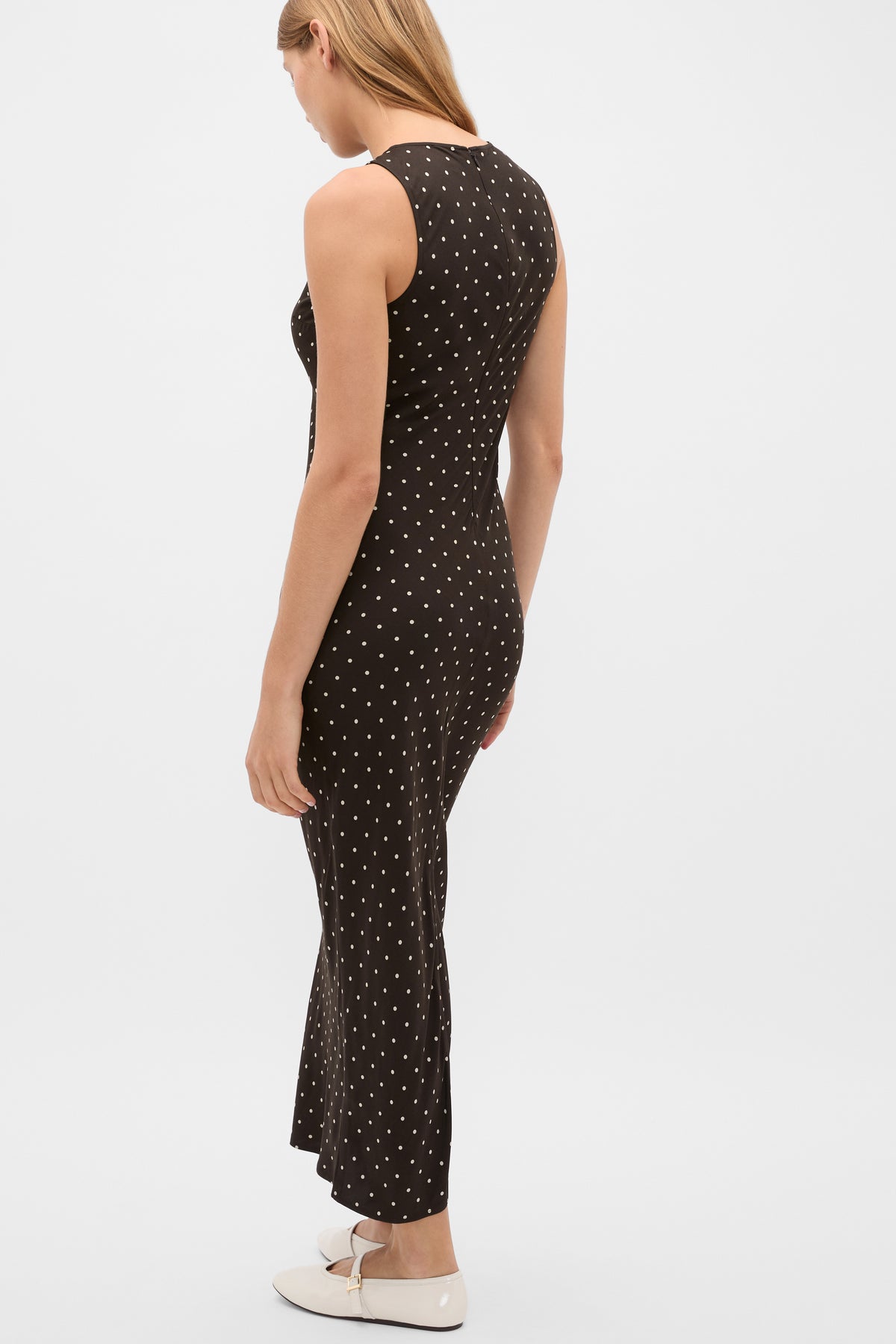 Spot Print Dress