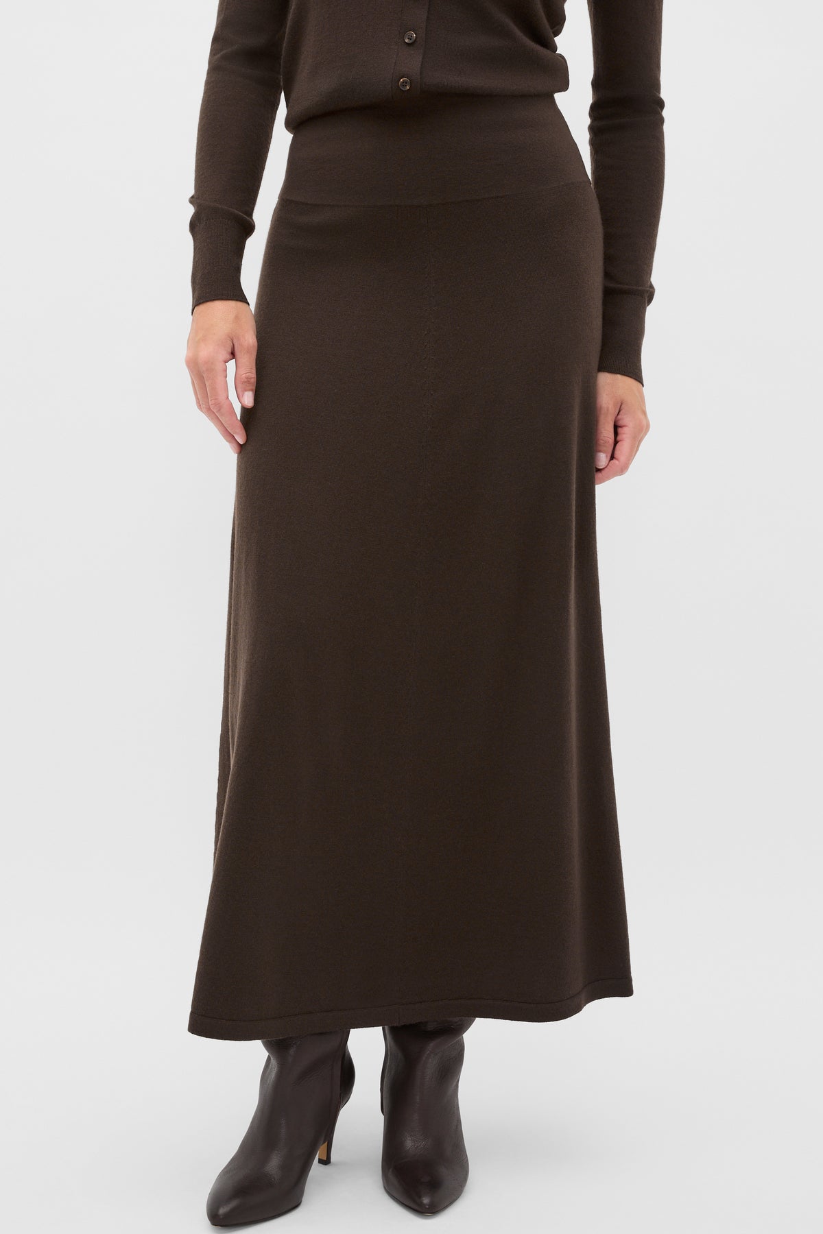 Drapey Knit Skirt