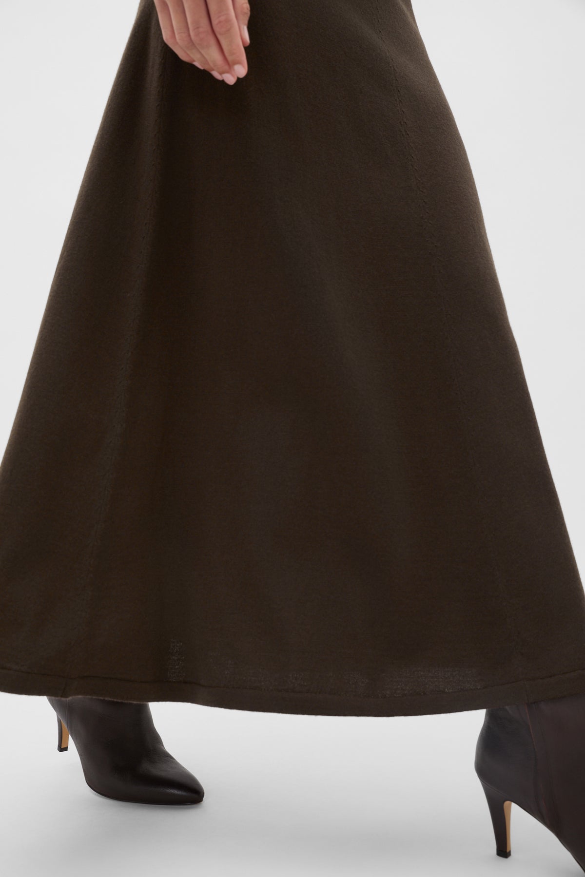 Drapey Knit Skirt