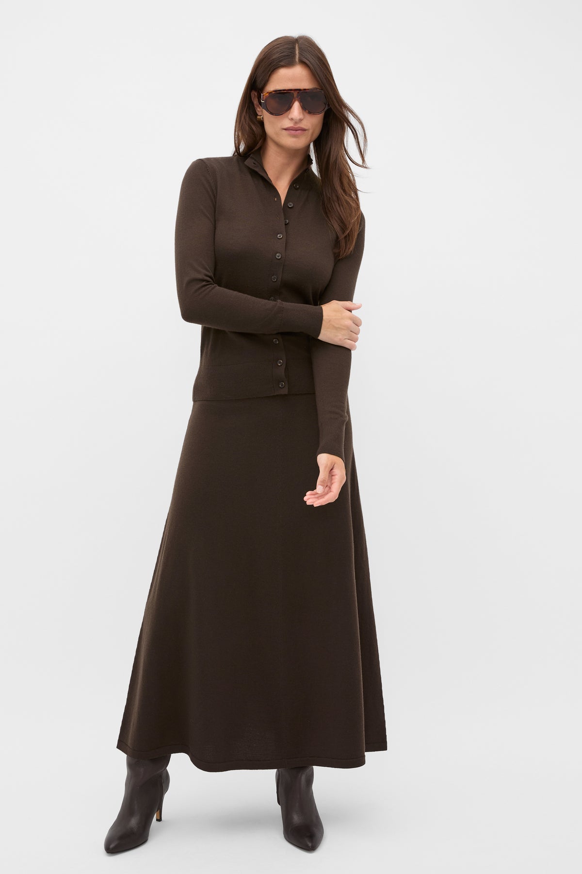 Drapey Knit Skirt