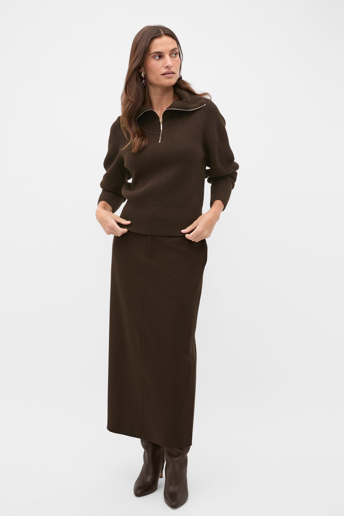 Tailored Pencil Skirt