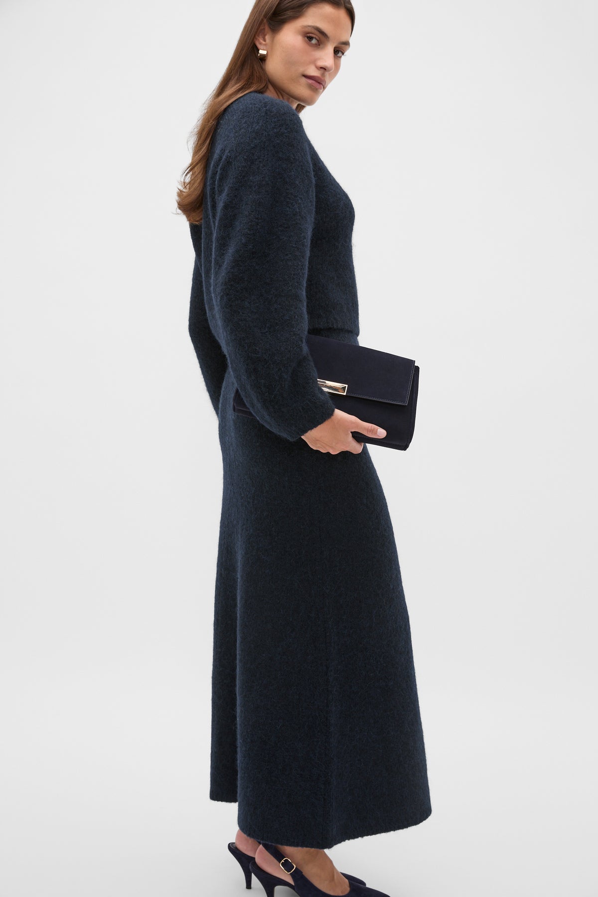 Luxe Fluffy Knit Skirt