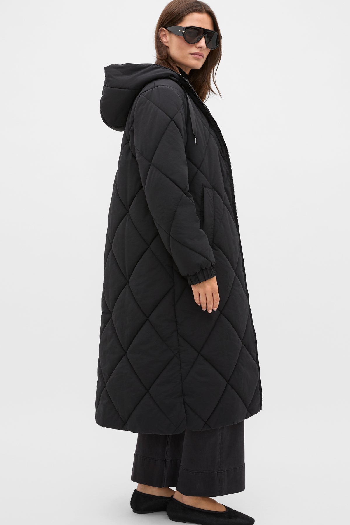 Longline Puffer Coat