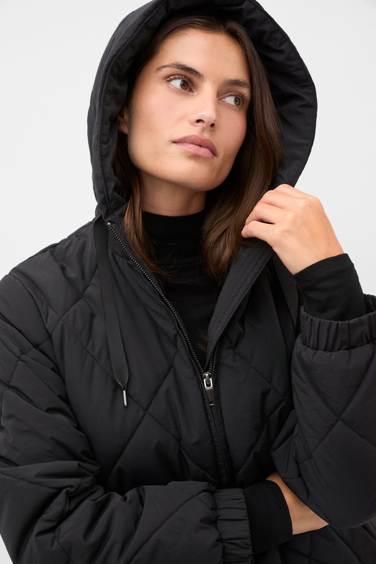 Longline Puffer Coat