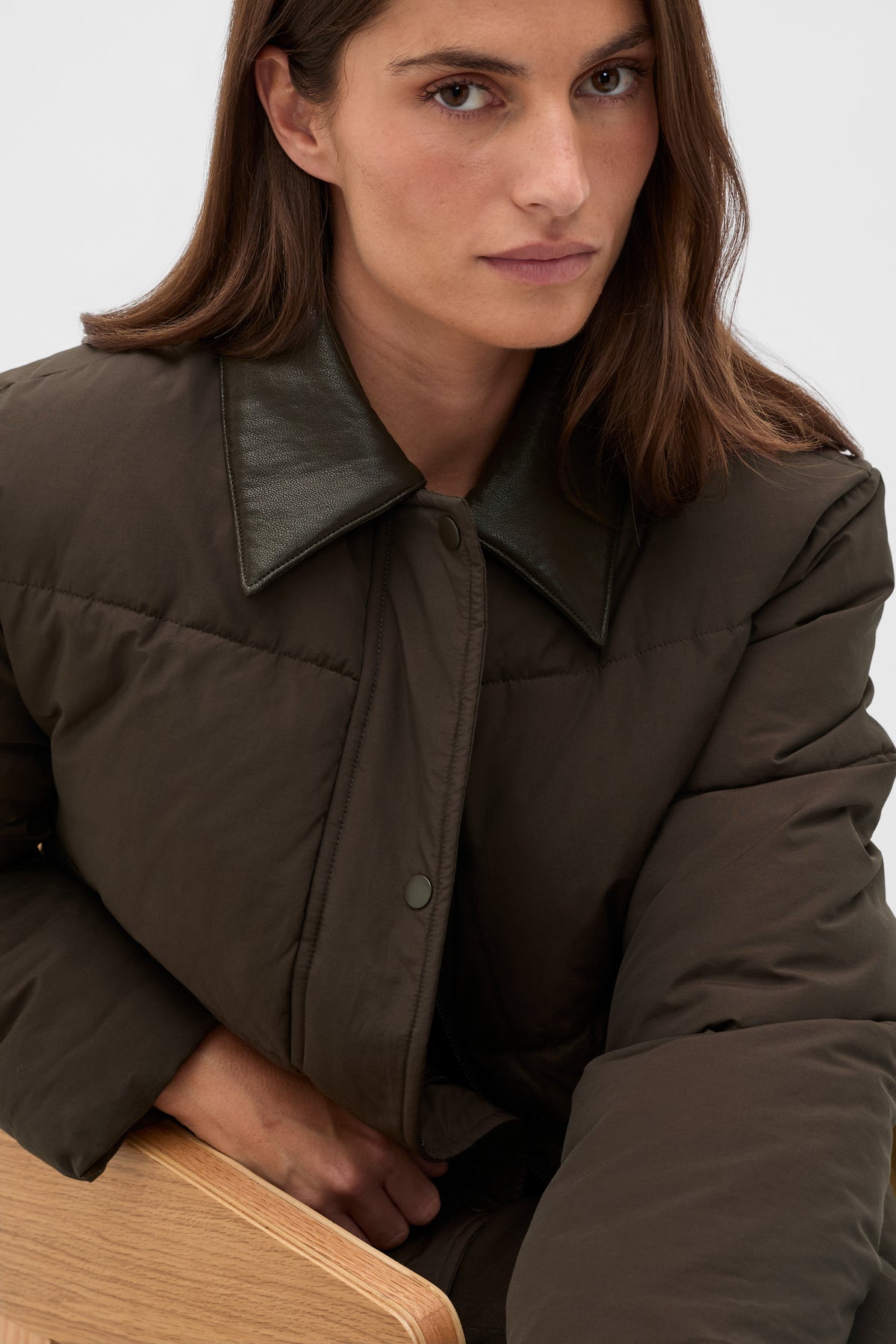 Collared Puffer Jacket