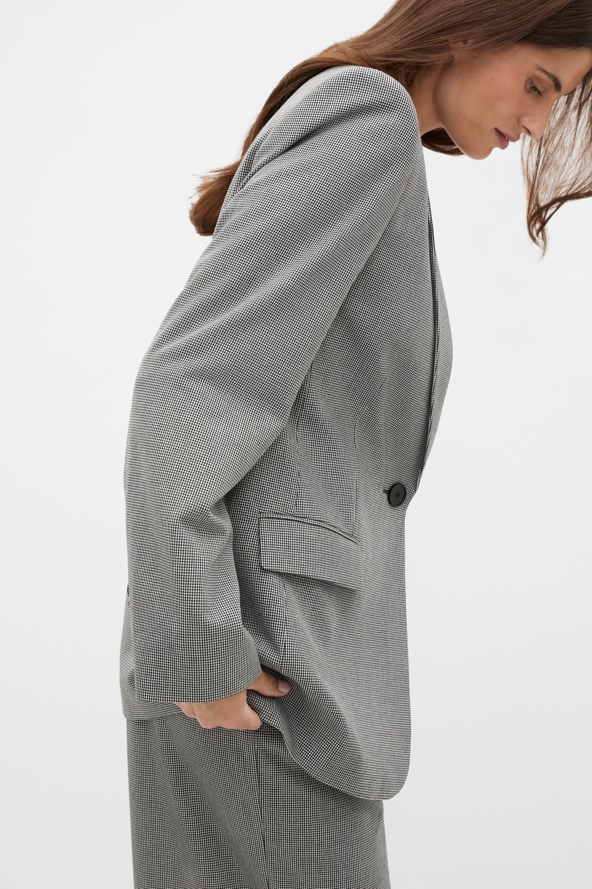 Houndstooth Tailored Jacket