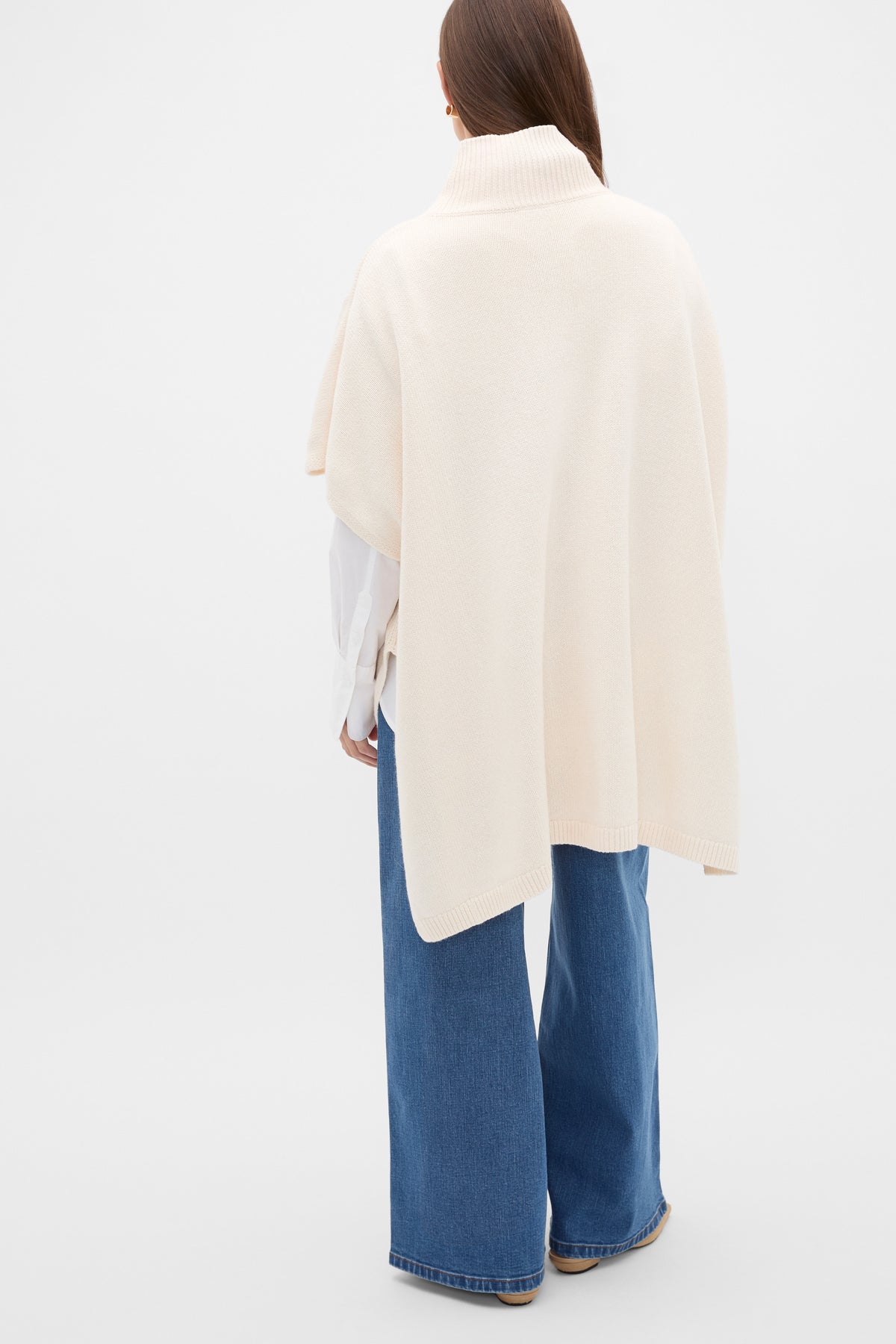 Rib Detail Poncho
