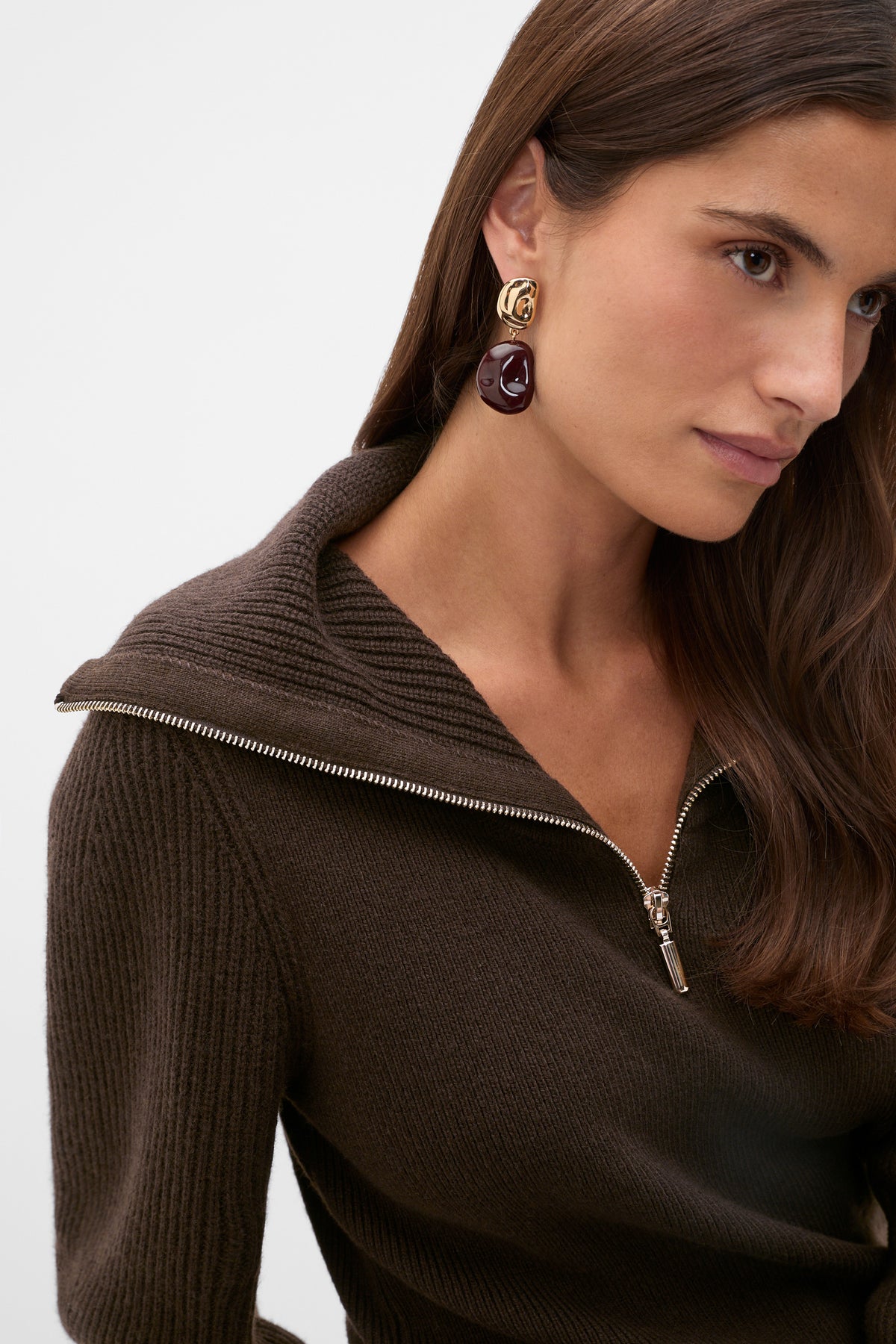 Pebble Drop Earring