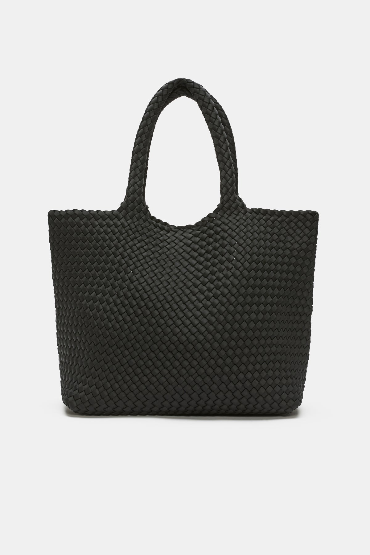 Woven Textured East West Tote