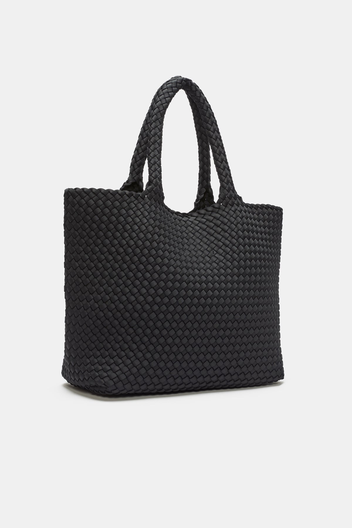 Woven Textured East West Tote